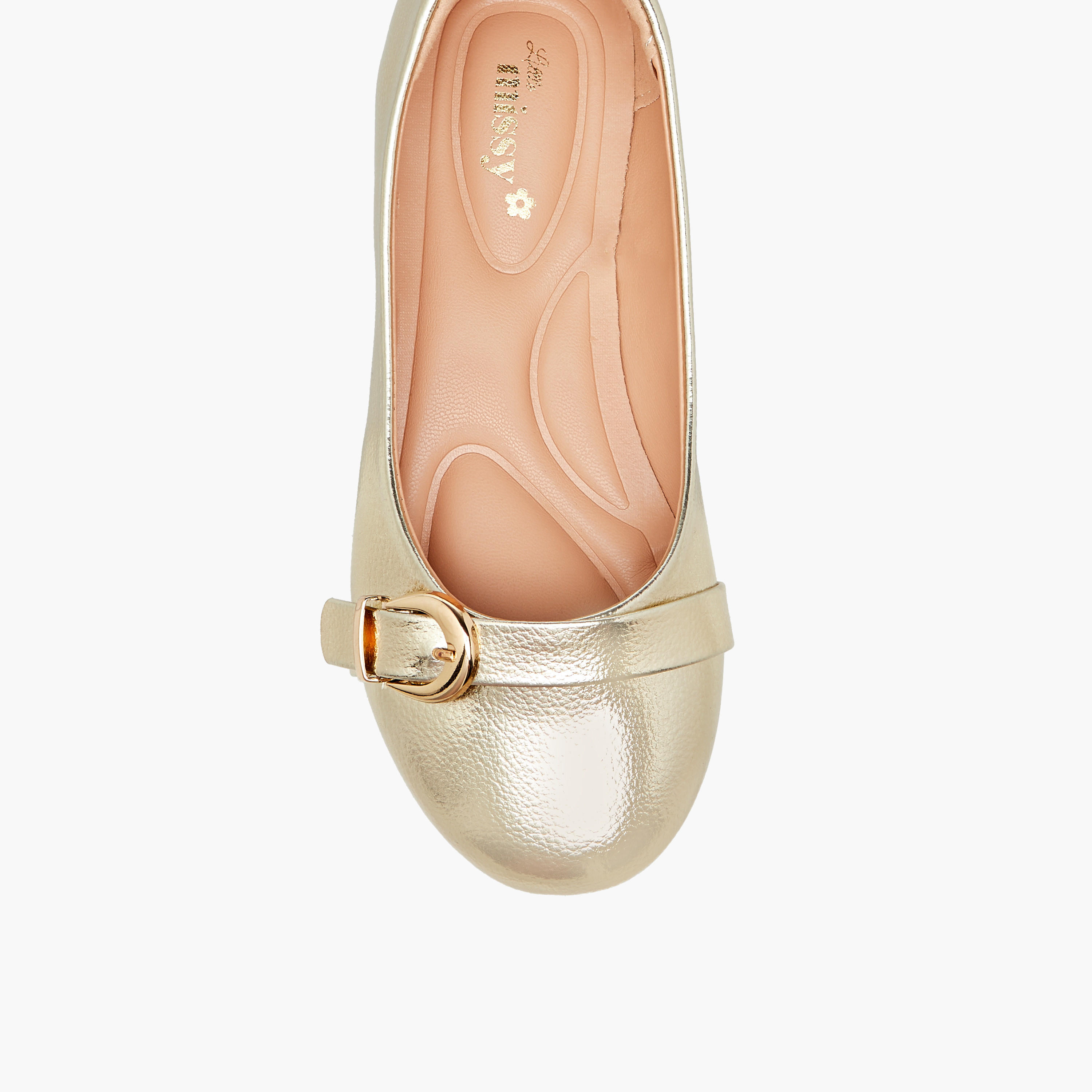 Little Missy Buckle Accent Ballerina Shoes-girls-shoes-ballerinas-image-4