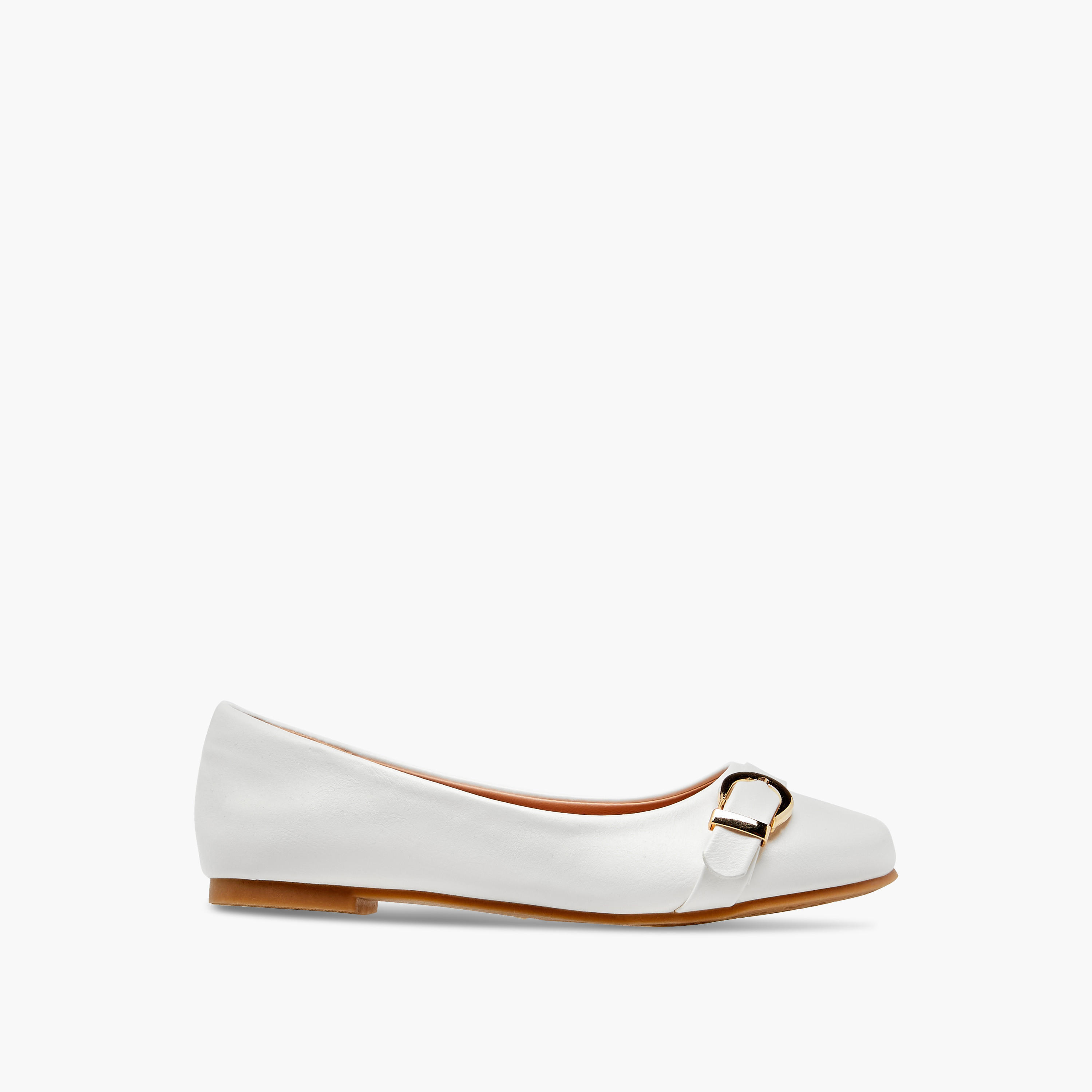Little Missy Buckle Accent Ballerina Shoes-girls-shoes-ballerinas-image-3