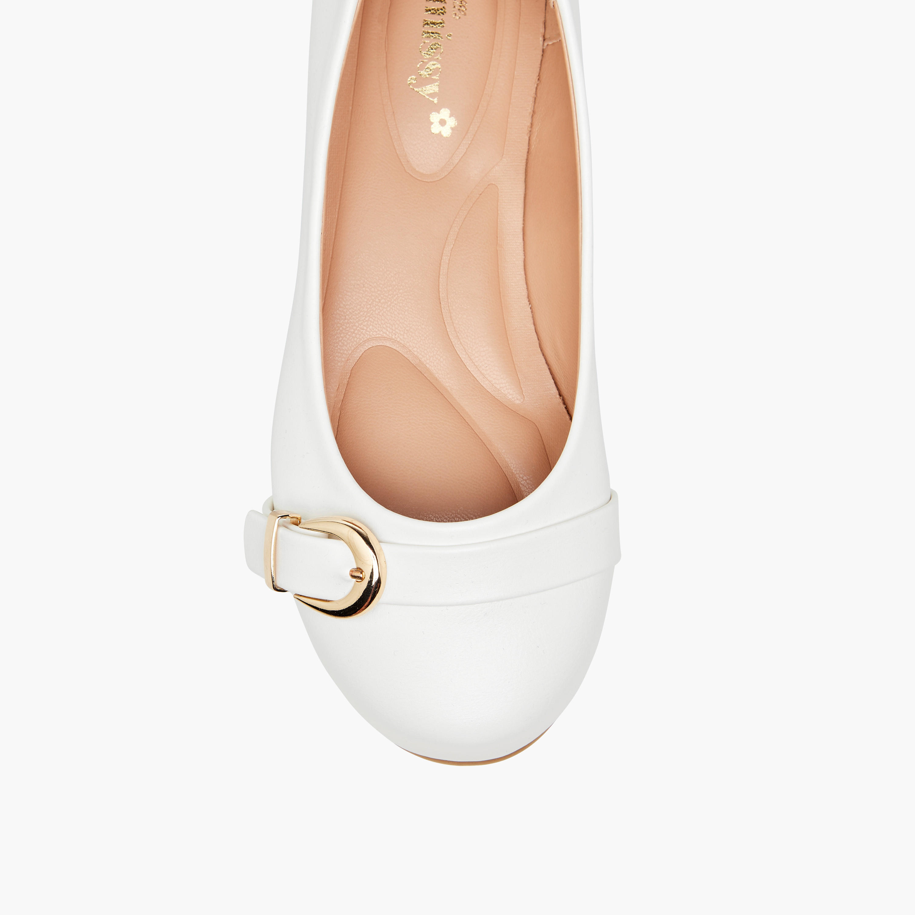Little Missy Buckle Accent Ballerina Shoes-girls-shoes-ballerinas-image-4