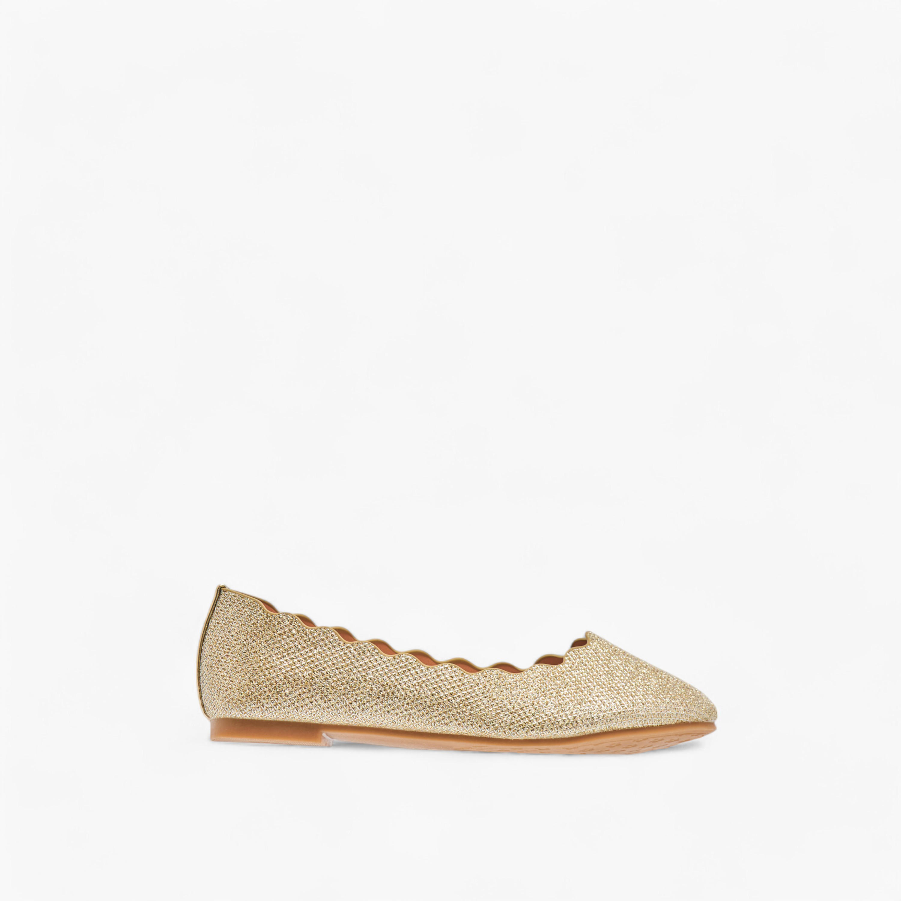 Little Missy Embellished Slip-On Ballerina Shoes with Scallop Detail-girls-shoes-ballerinas-image-3
