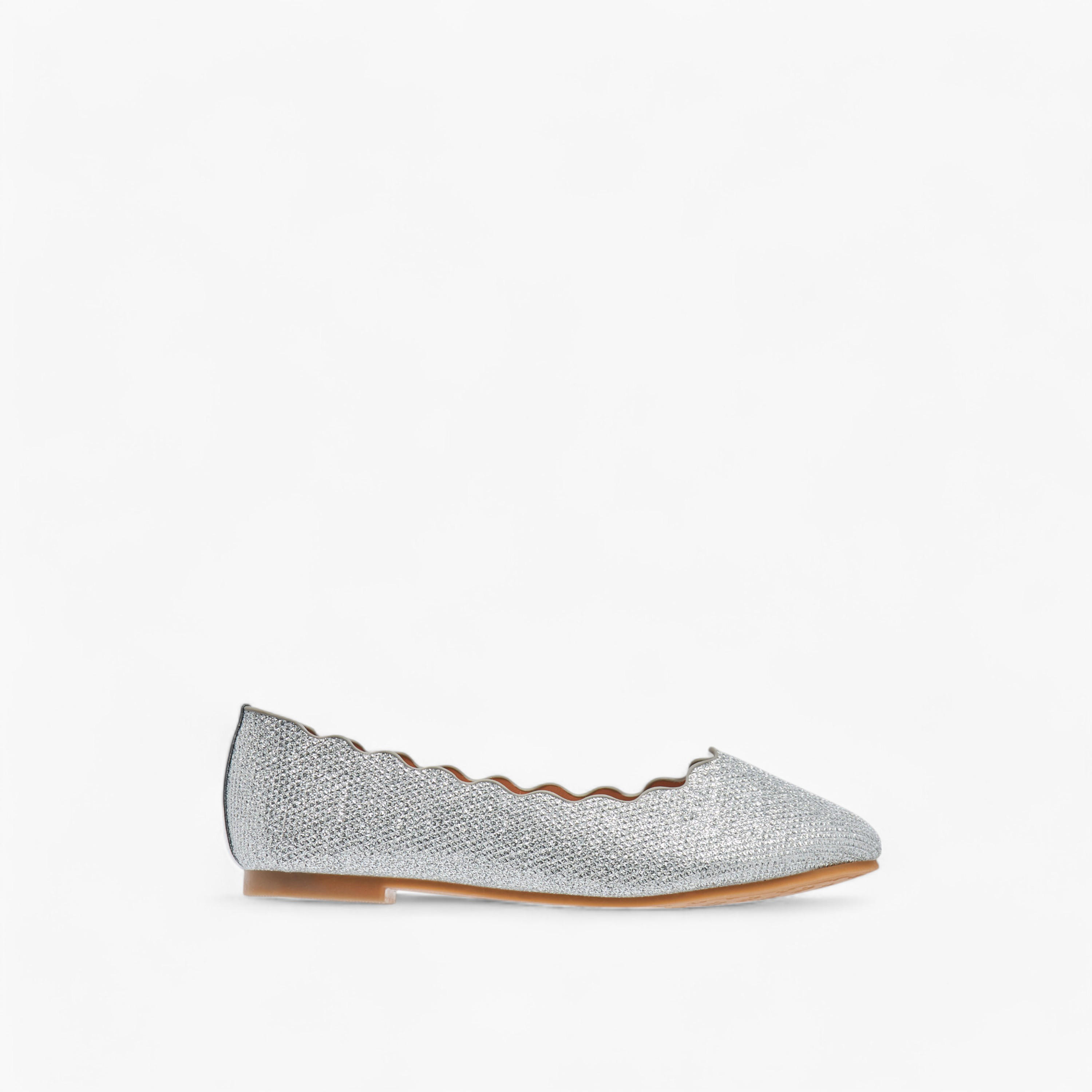 Little Missy Embellished Slip-On Ballerina Shoes with Scallop Detail-girls-shoes-ballerinas-image-3