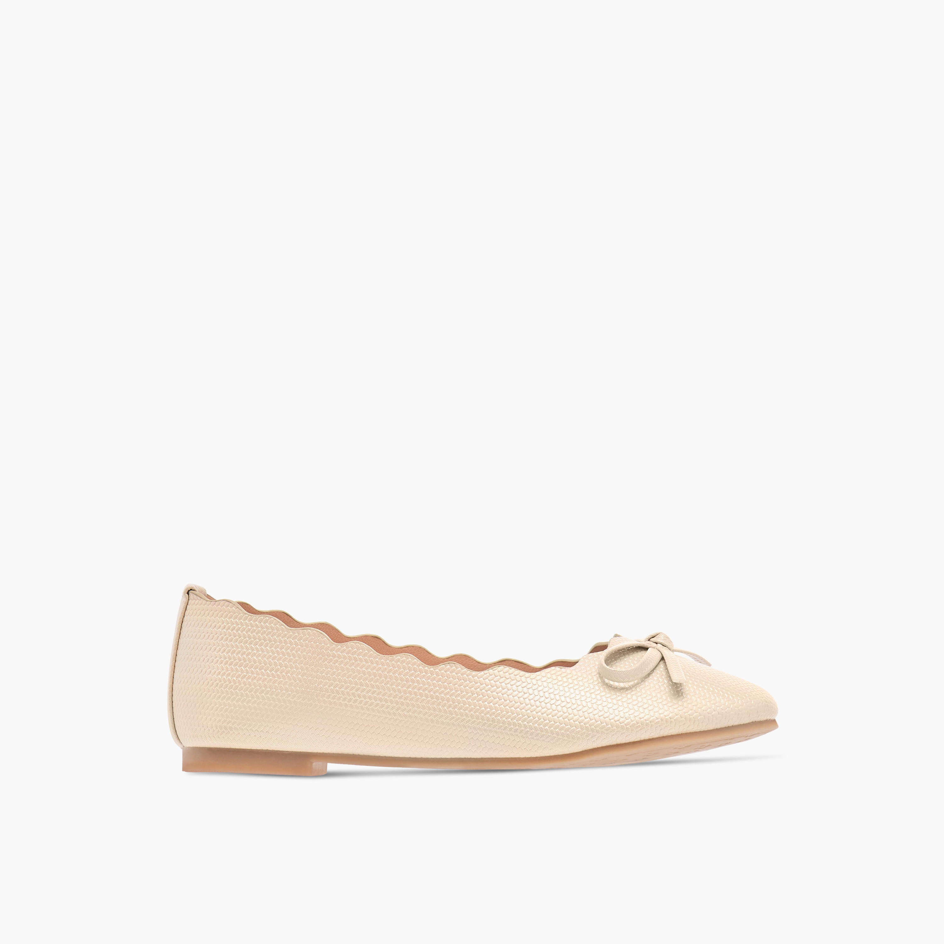 Little Missy Bow Embellished Slip-On Ballerina Shoes-girls-shoes-ballerinas-image-3
