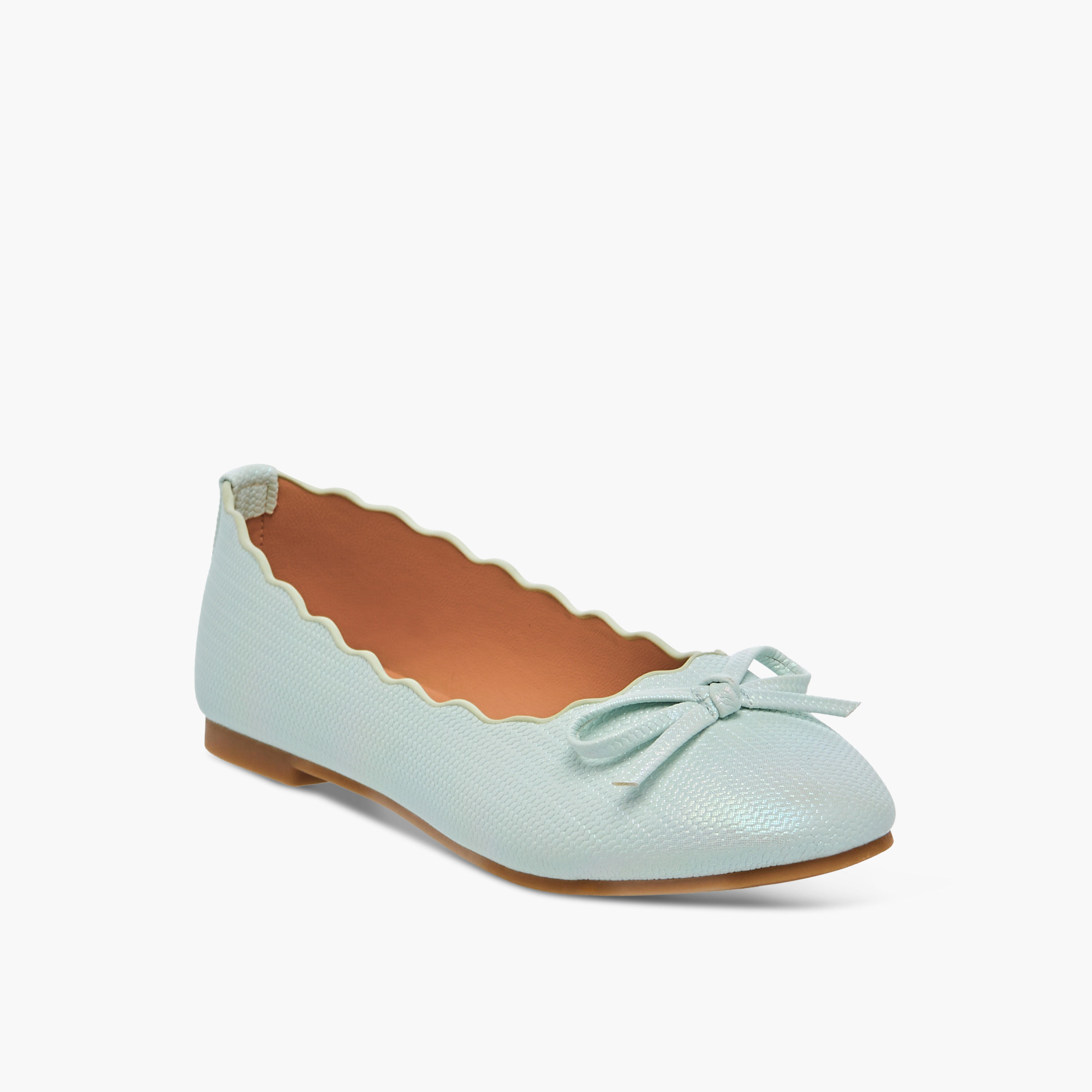 Little Missy Bow Embellished Slip-On Ballerina Shoes-girls-shoes-ballerinas-image-2