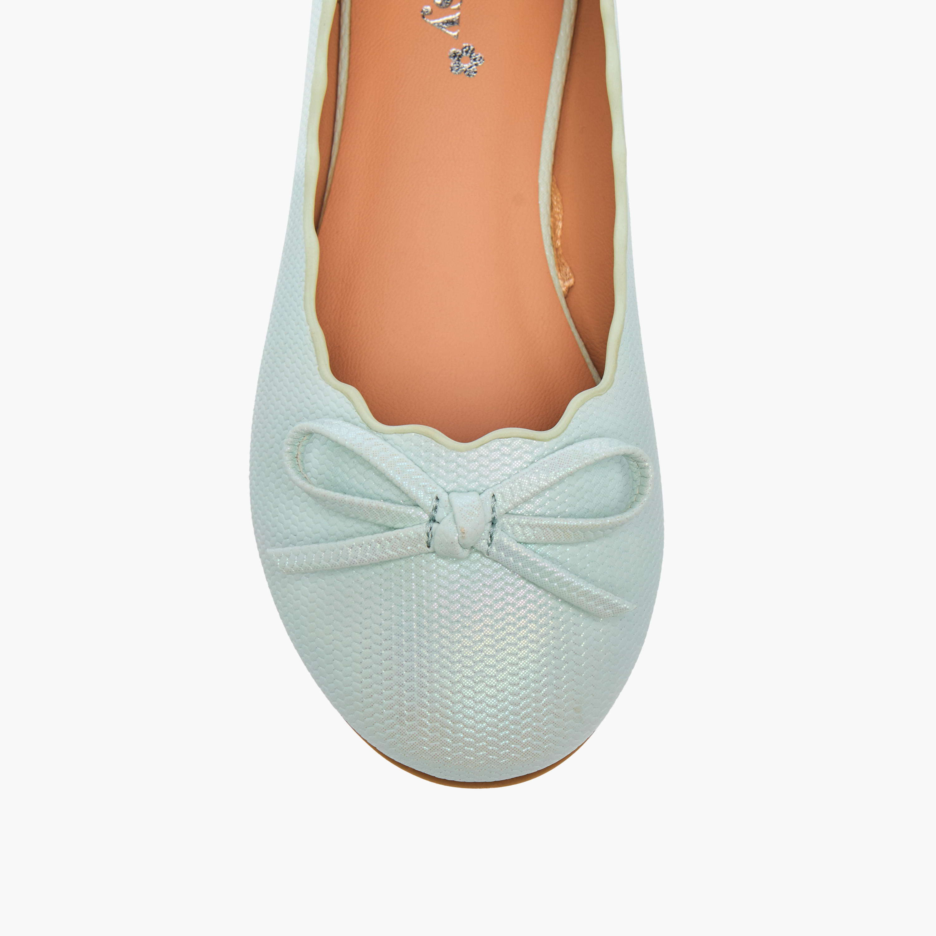 Little Missy Bow Embellished Slip-On Ballerina Shoes-girls-shoes-ballerinas-image-4