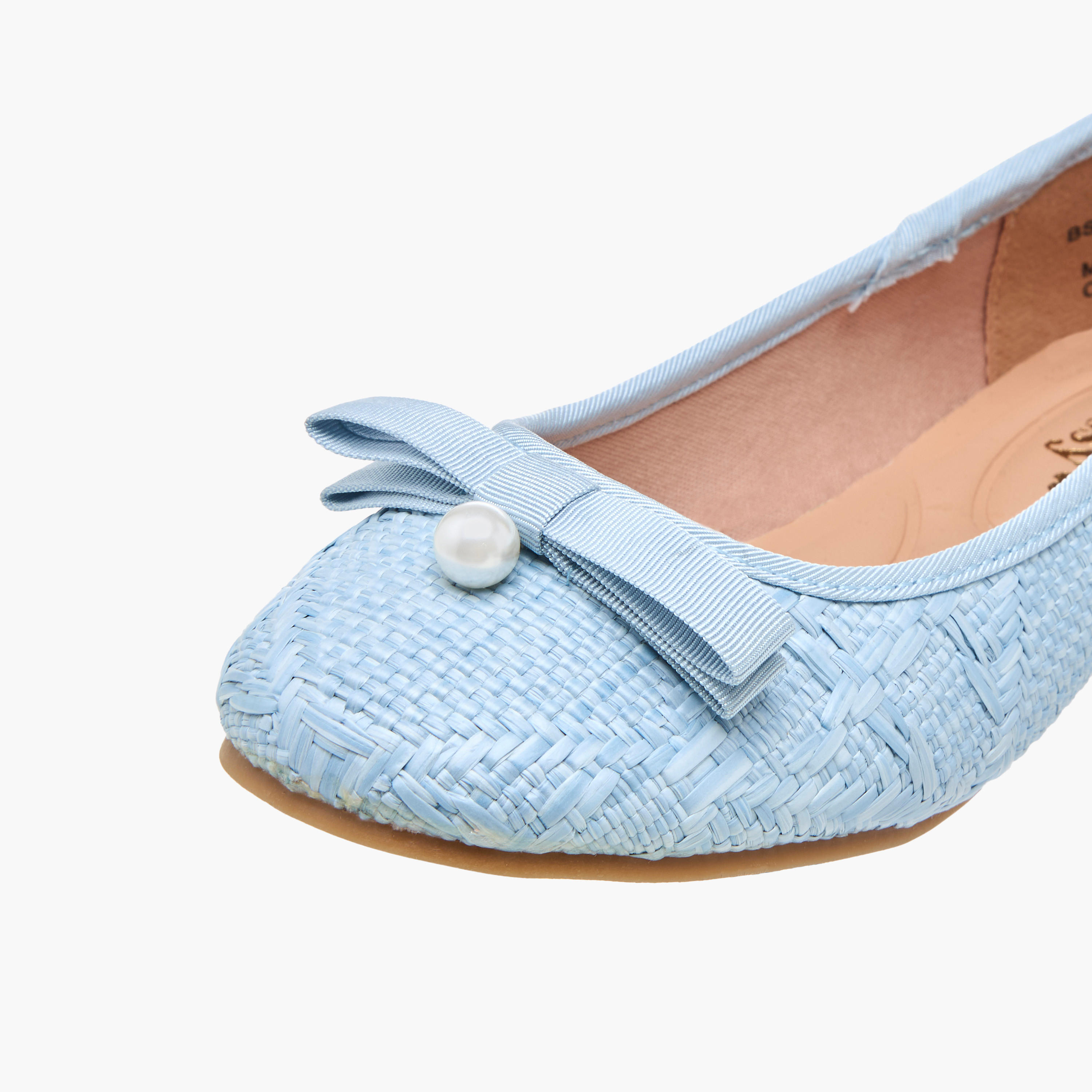Little Missy Bow Applique Slip-On Ballerina Shoes-girls-shoes-ballerinas-image-6