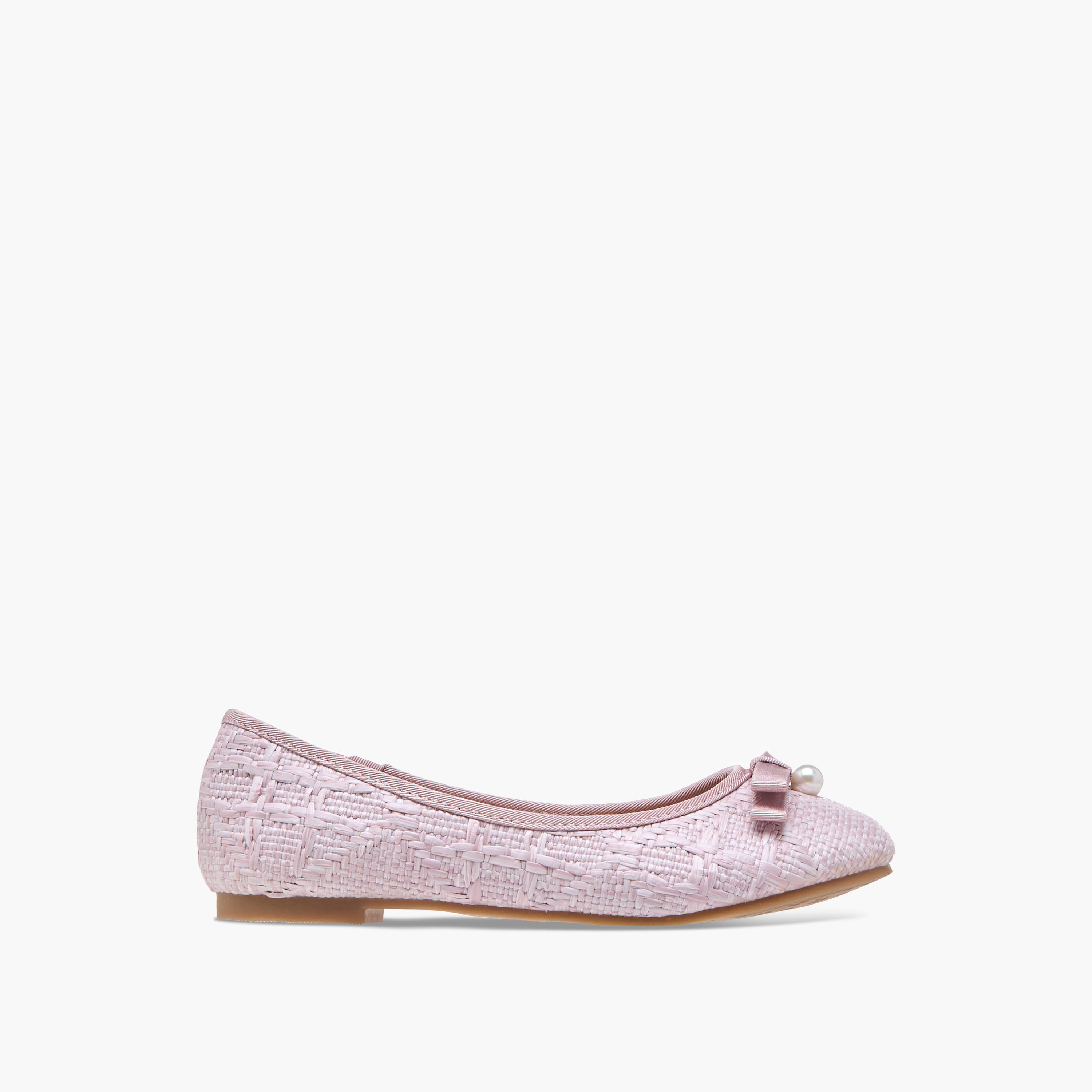 Little Missy Bow Applique Slip-On Ballerina Shoes-girls-shoes-ballerinas-image-3