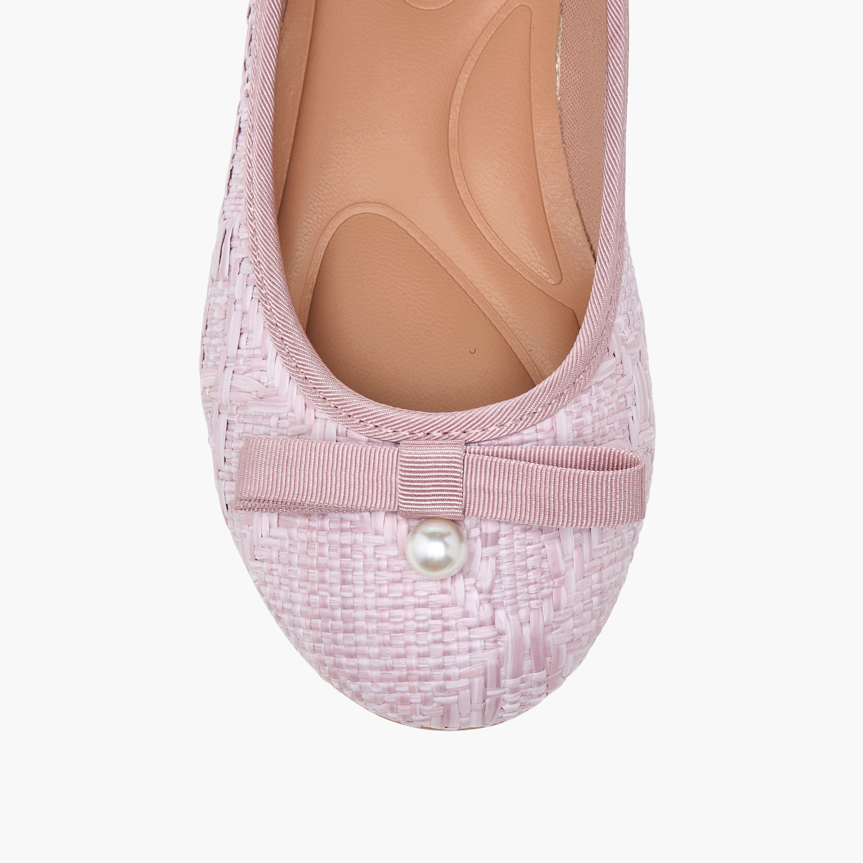 Little Missy Bow Applique Slip-On Ballerina Shoes-girls-shoes-ballerinas-image-4