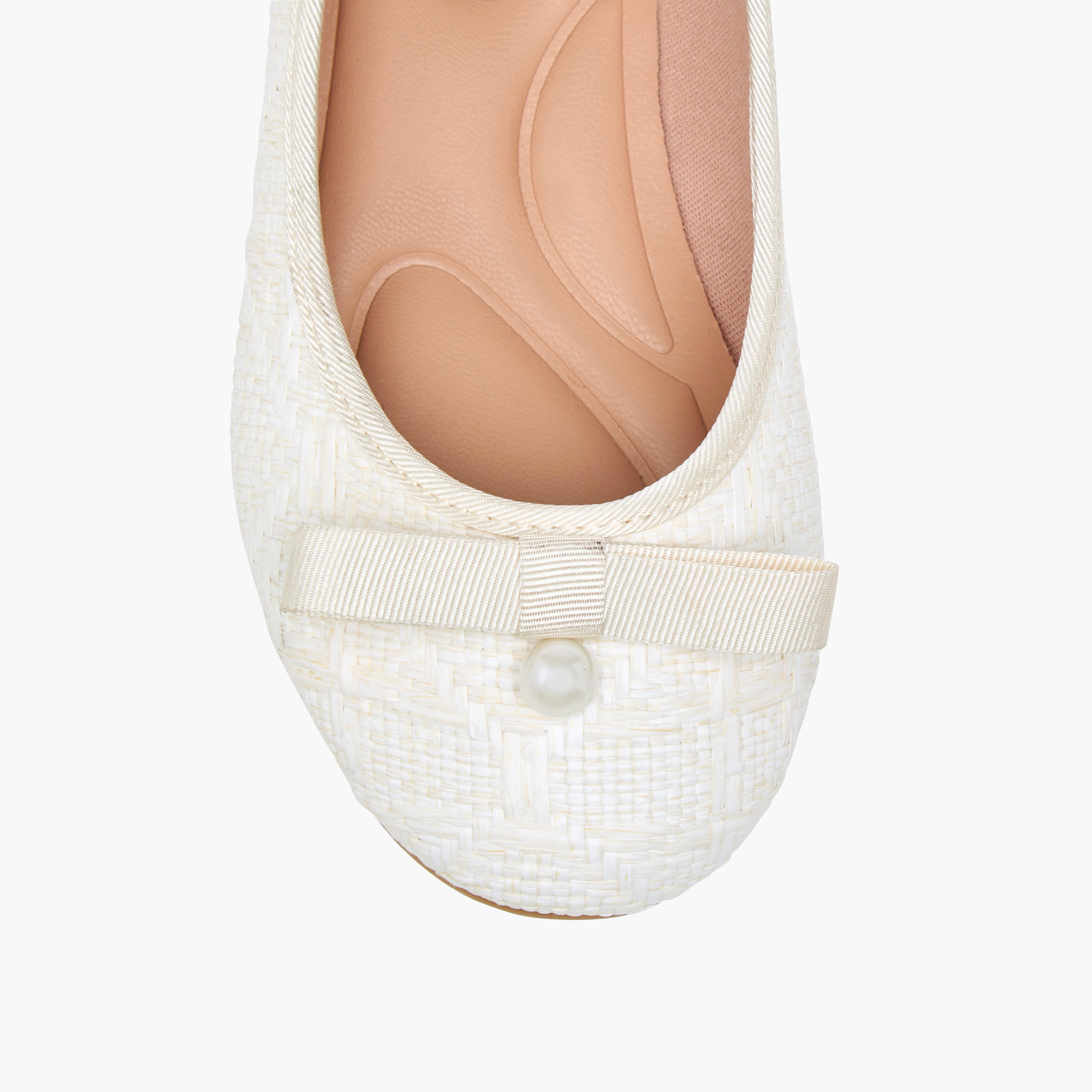Little Missy Bow Applique Slip-On Ballerina Shoes-girls-shoes-ballerinas-image-4