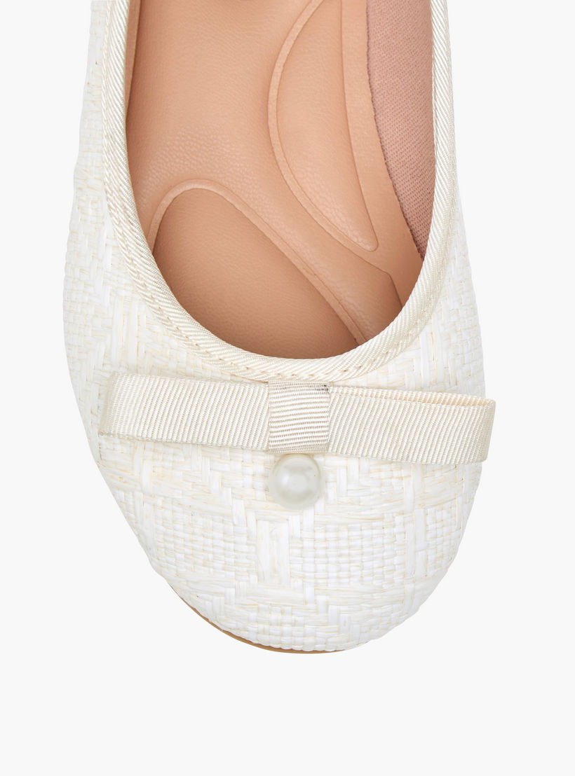 Little Missy Bow Applique Slip-On Ballerina Shoes-girls-shoes-ballerinas-image-4
