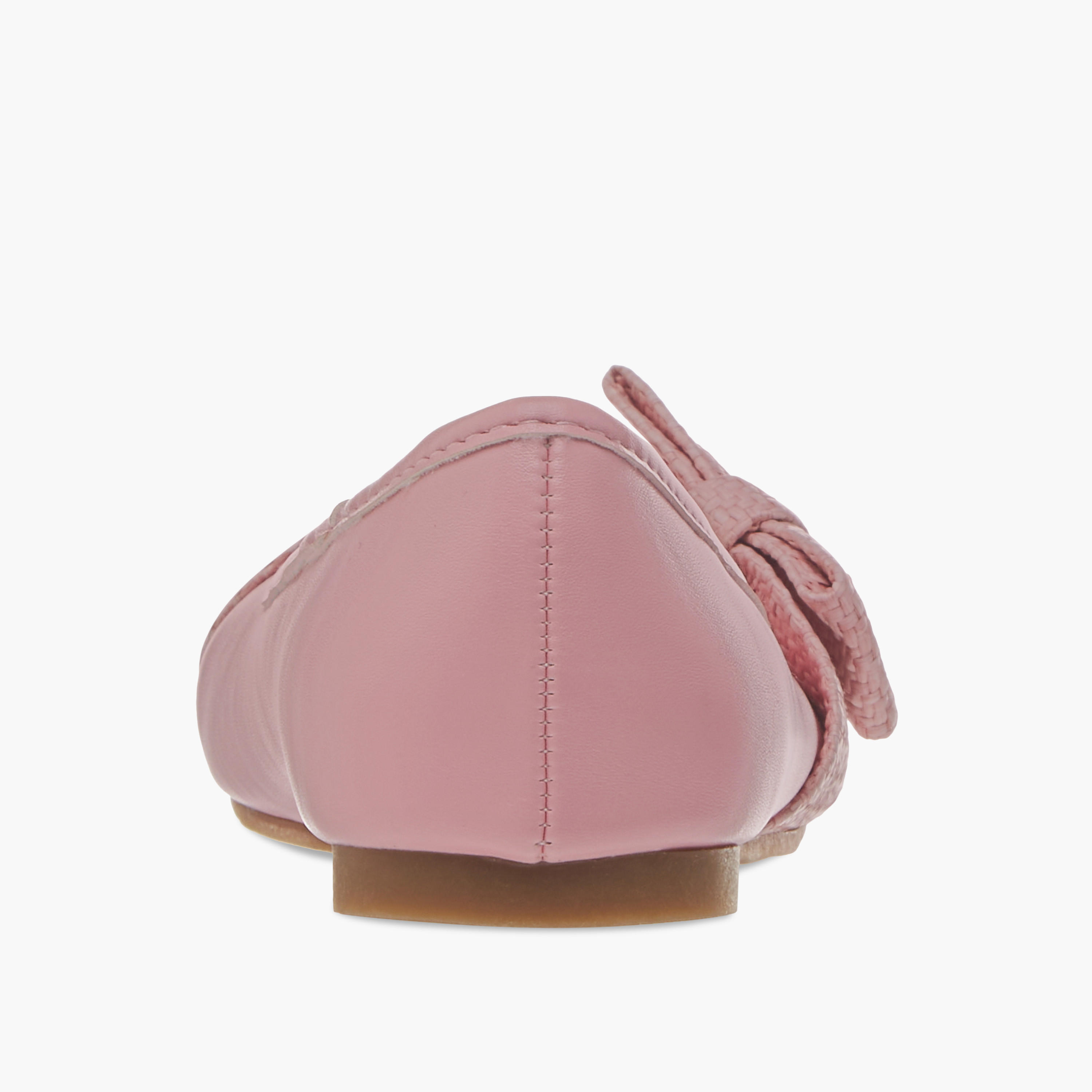 Little Missy Bow Accent Slip-On Ballerina Shoes-girls-shoes-ballerinas-image-5
