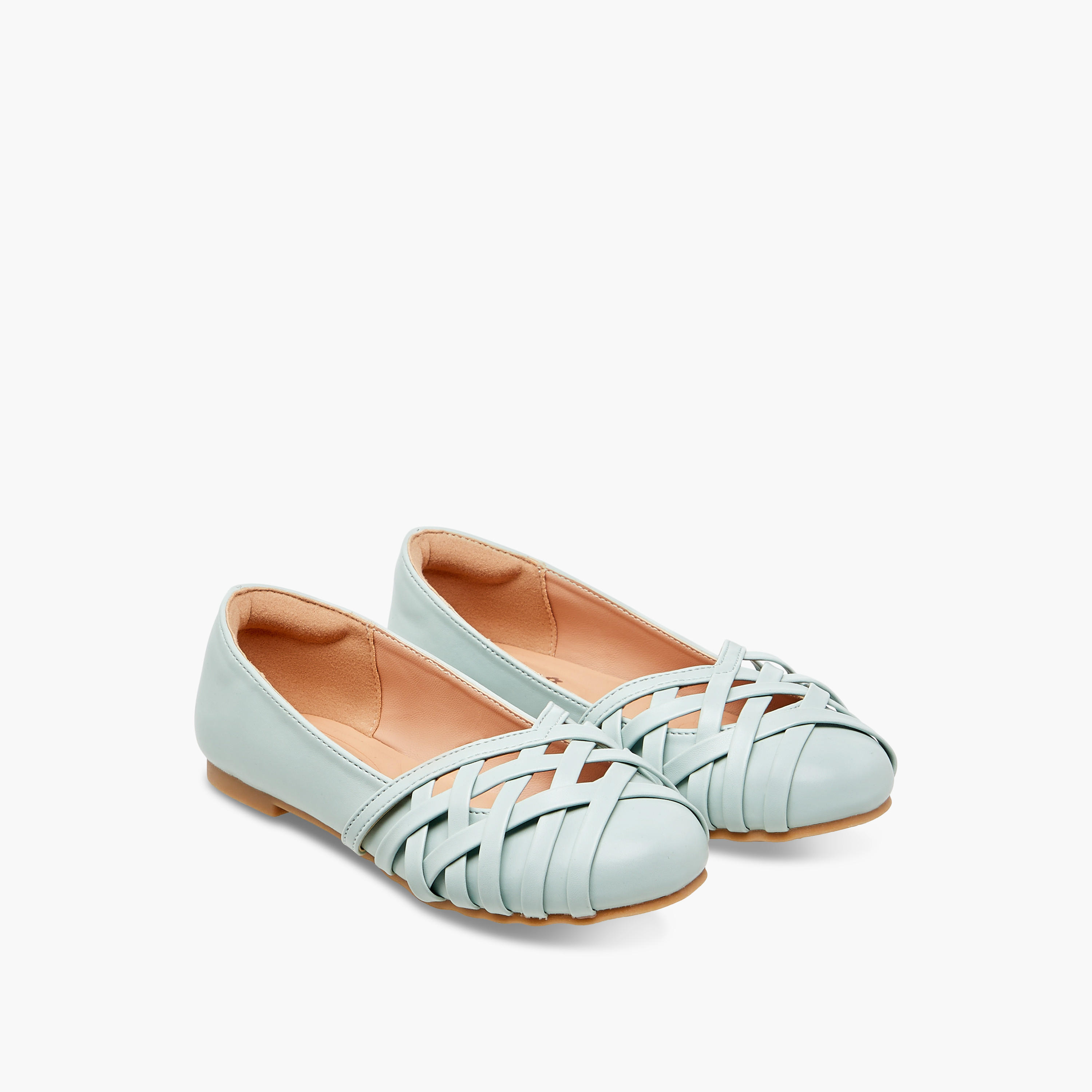Little Missy Criss-cross Slip-On Ballerina Shoes-girls-shoes-ballerinas-image-1