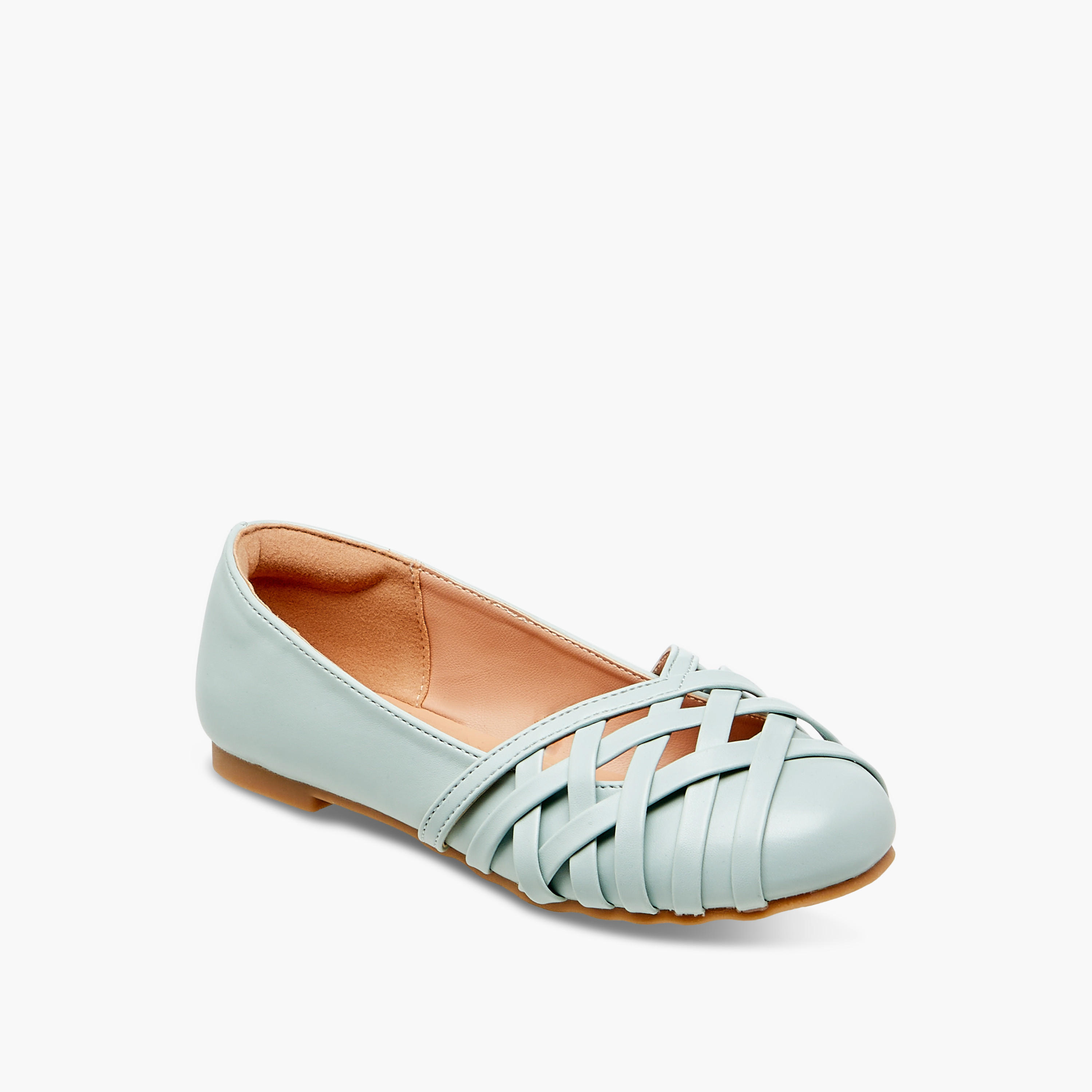 Little Missy Criss-cross Slip-On Ballerina Shoes-girls-shoes-ballerinas-image-2