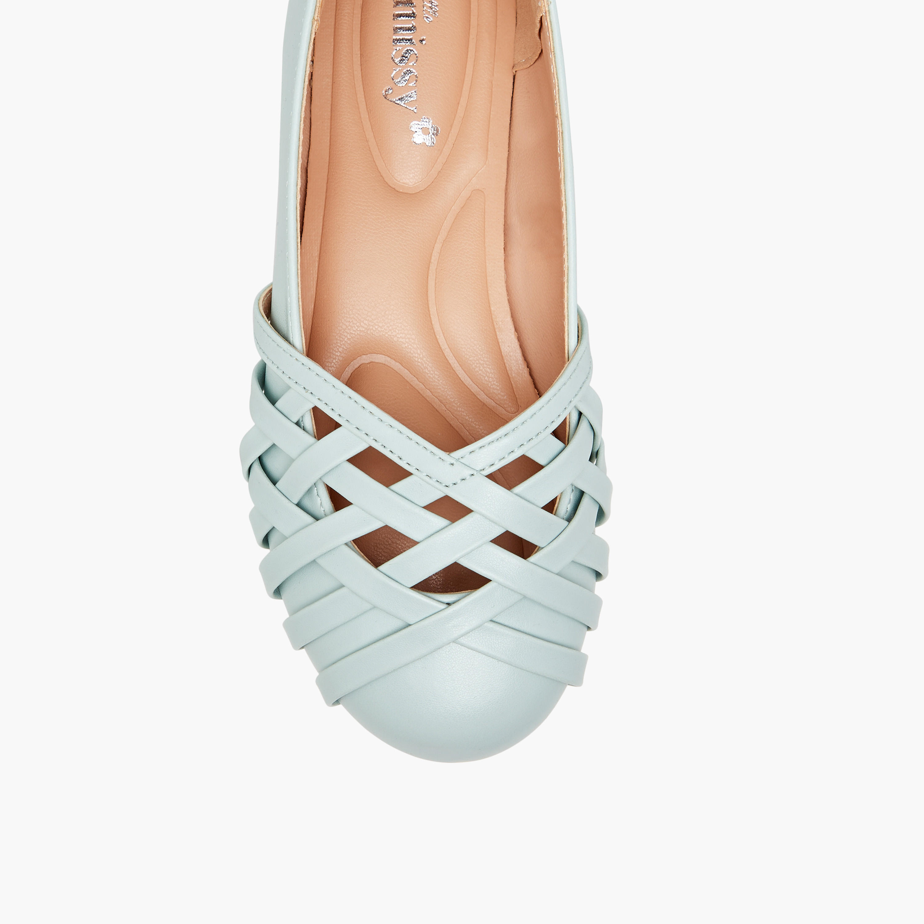Little Missy Criss-cross Slip-On Ballerina Shoes-girls-shoes-ballerinas-image-5
