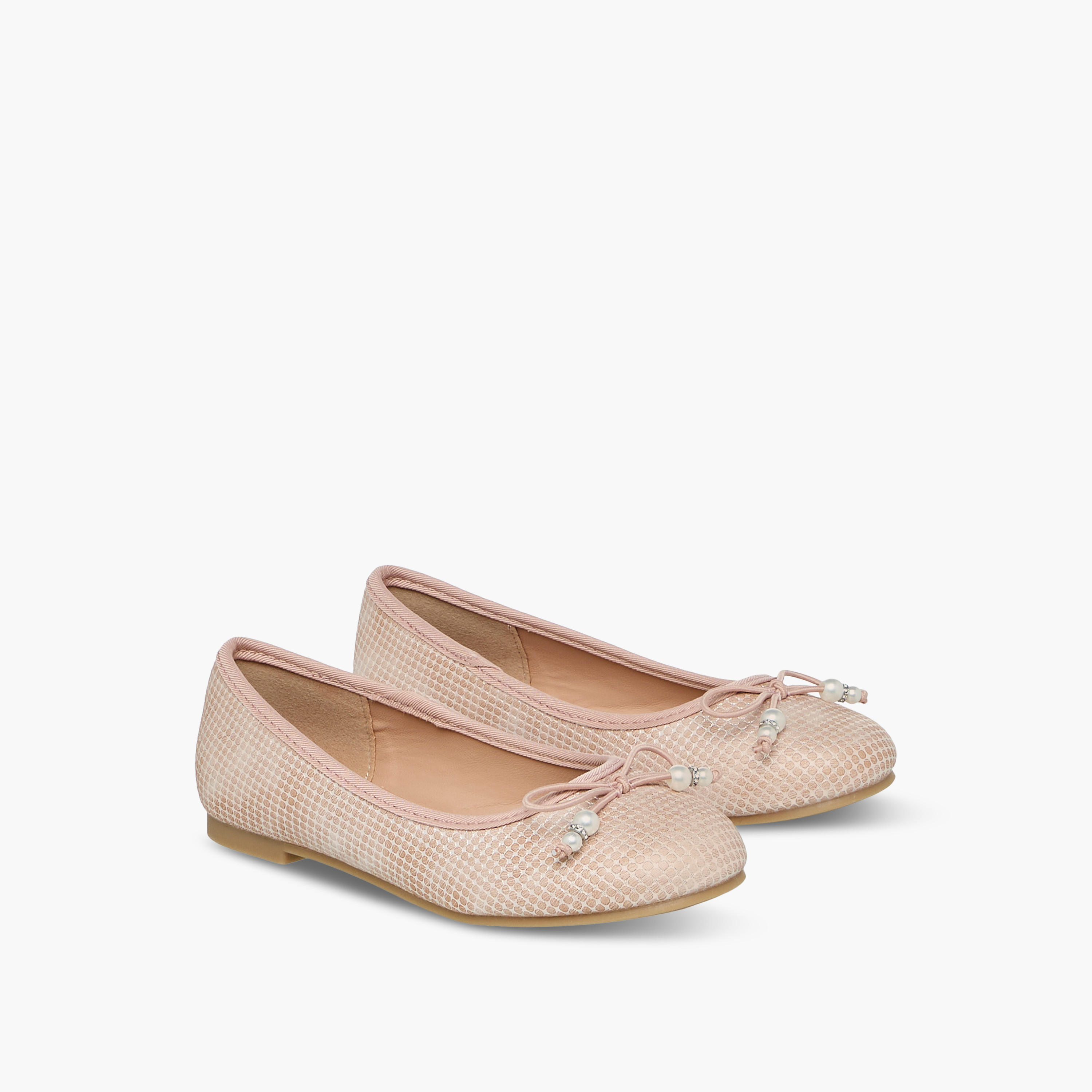 حذاء باليرينا سهل الارتداء مزين بفيونكة من ليتل ميسي-girls-shoes-ballerinas-image-1