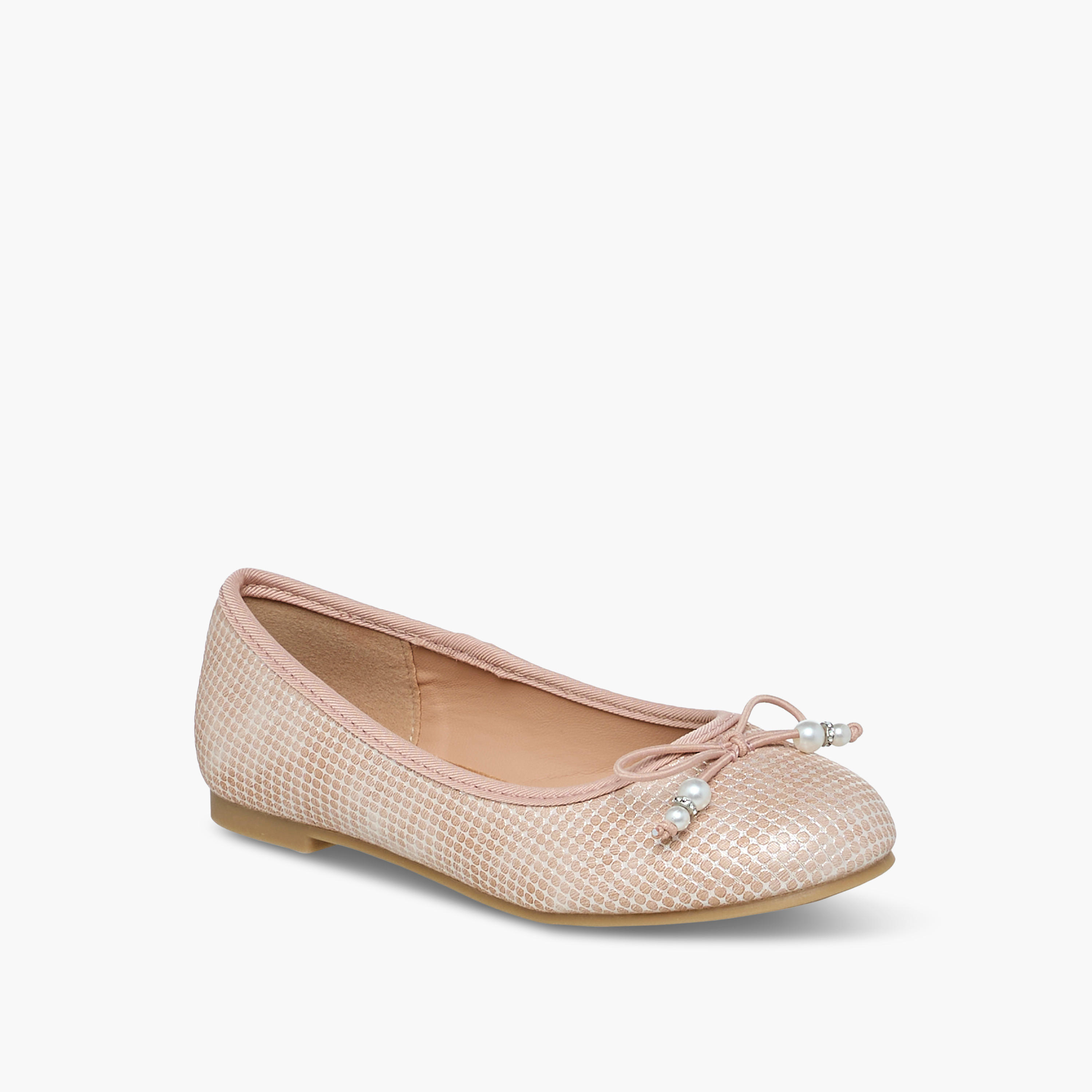 حذاء باليرينا سهل الارتداء مزين بفيونكة من ليتل ميسي-girls-shoes-ballerinas-image-2
