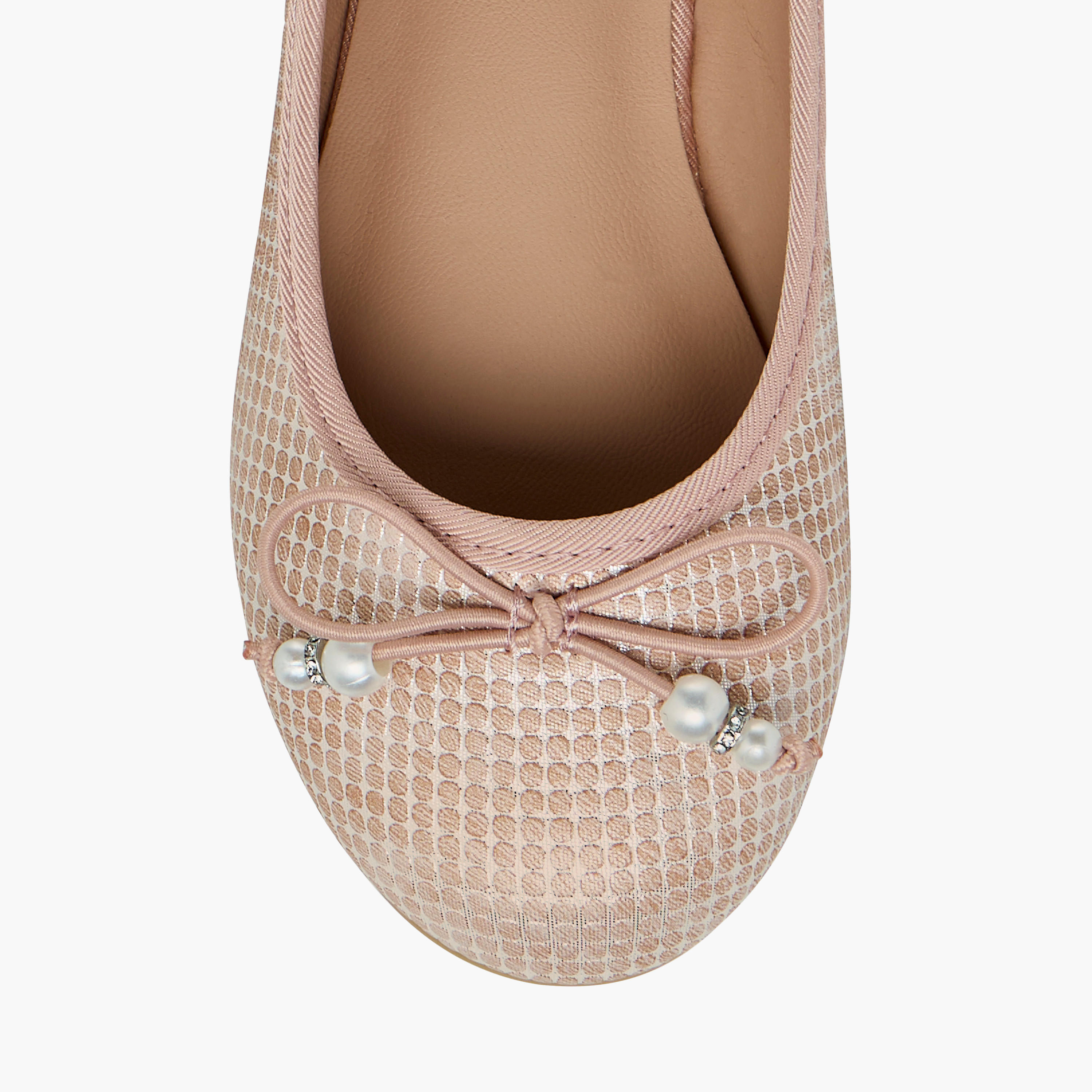 حذاء باليرينا سهل الارتداء مزين بفيونكة من ليتل ميسي-girls-shoes-ballerinas-image-4