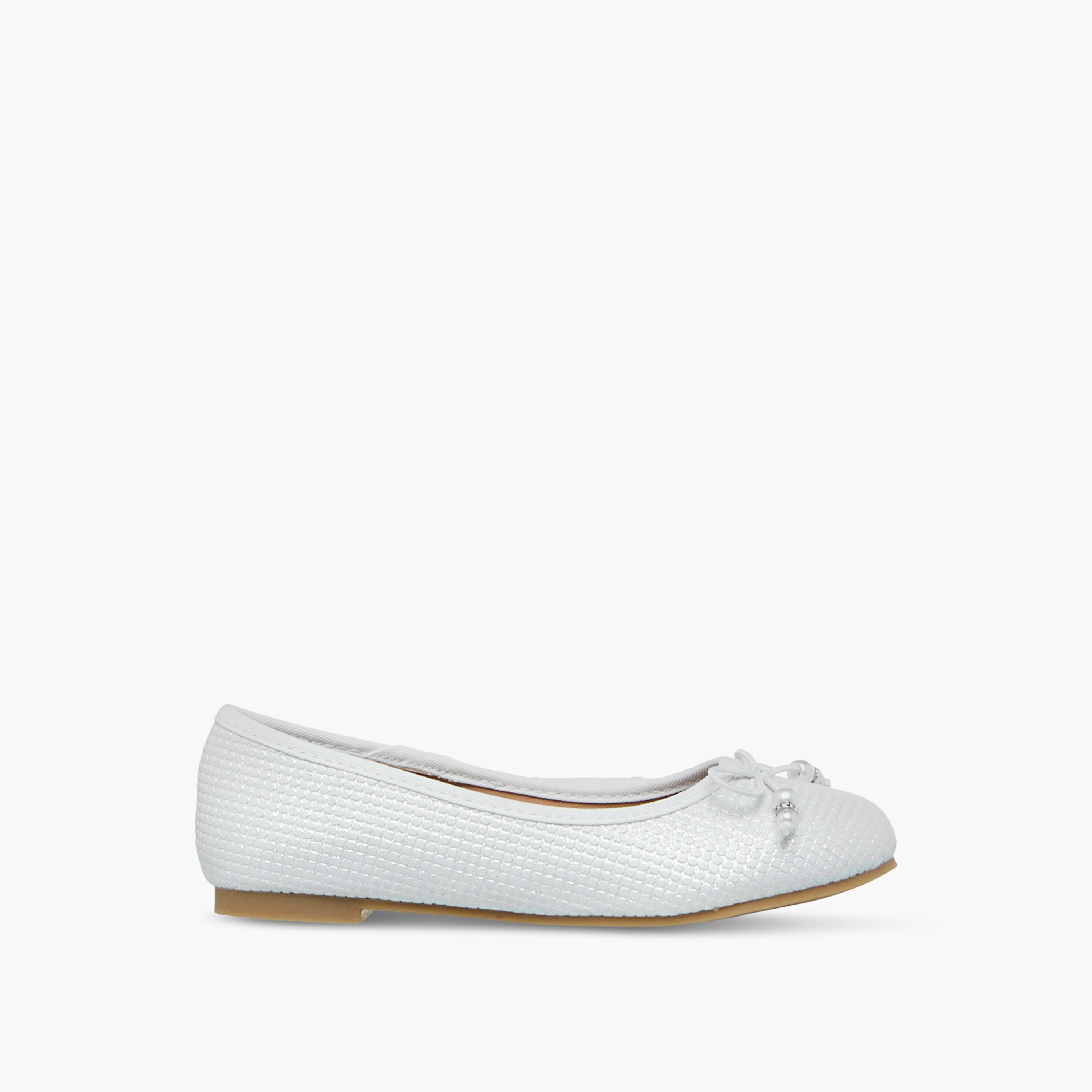 Little Missy Bow Accent Slip-On Ballerina Shoes-girls-shoes-ballerinas-image-3
