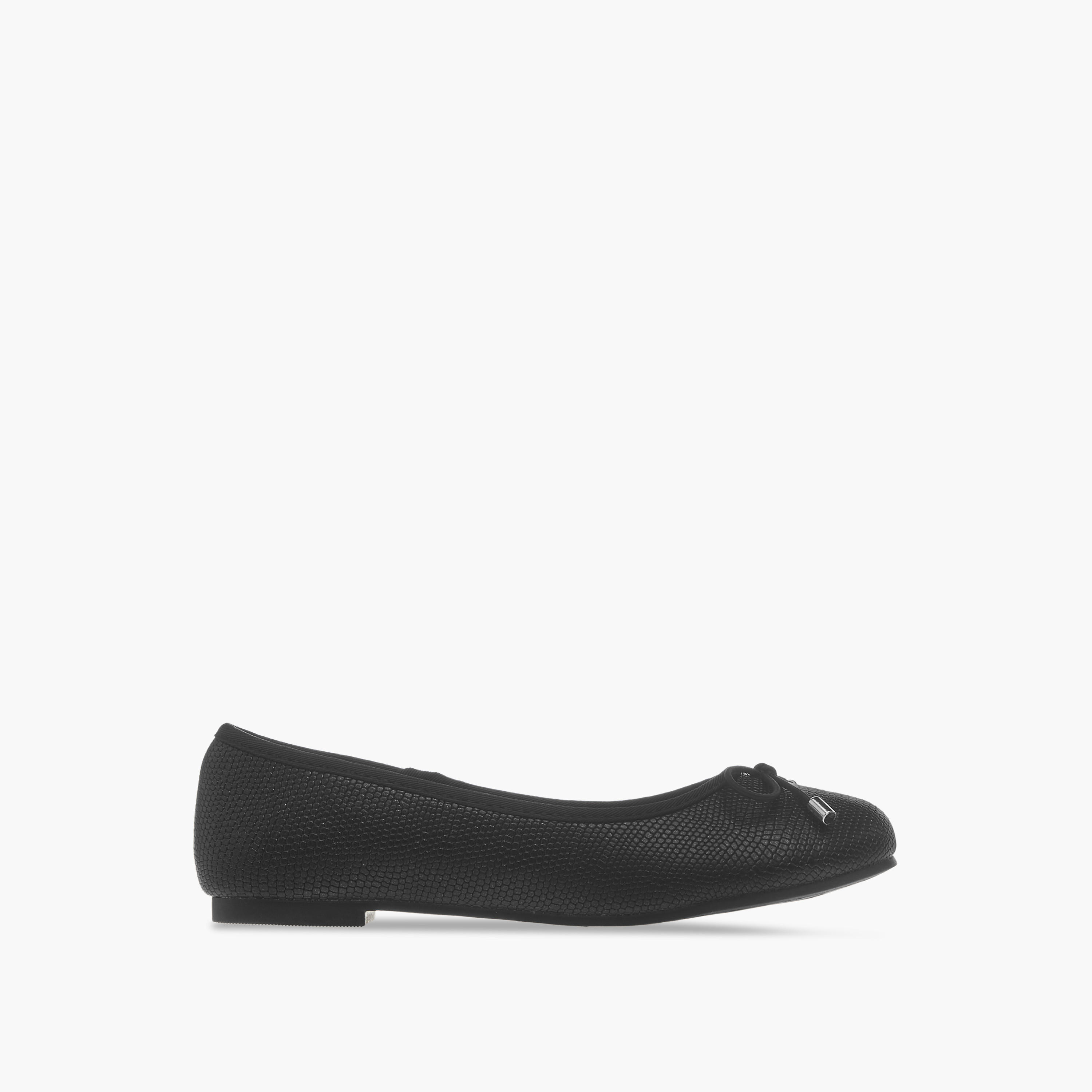 Little Missy Bow Accent Slip-On Ballerina Shoes-girls-shoes-ballerinas-image-3