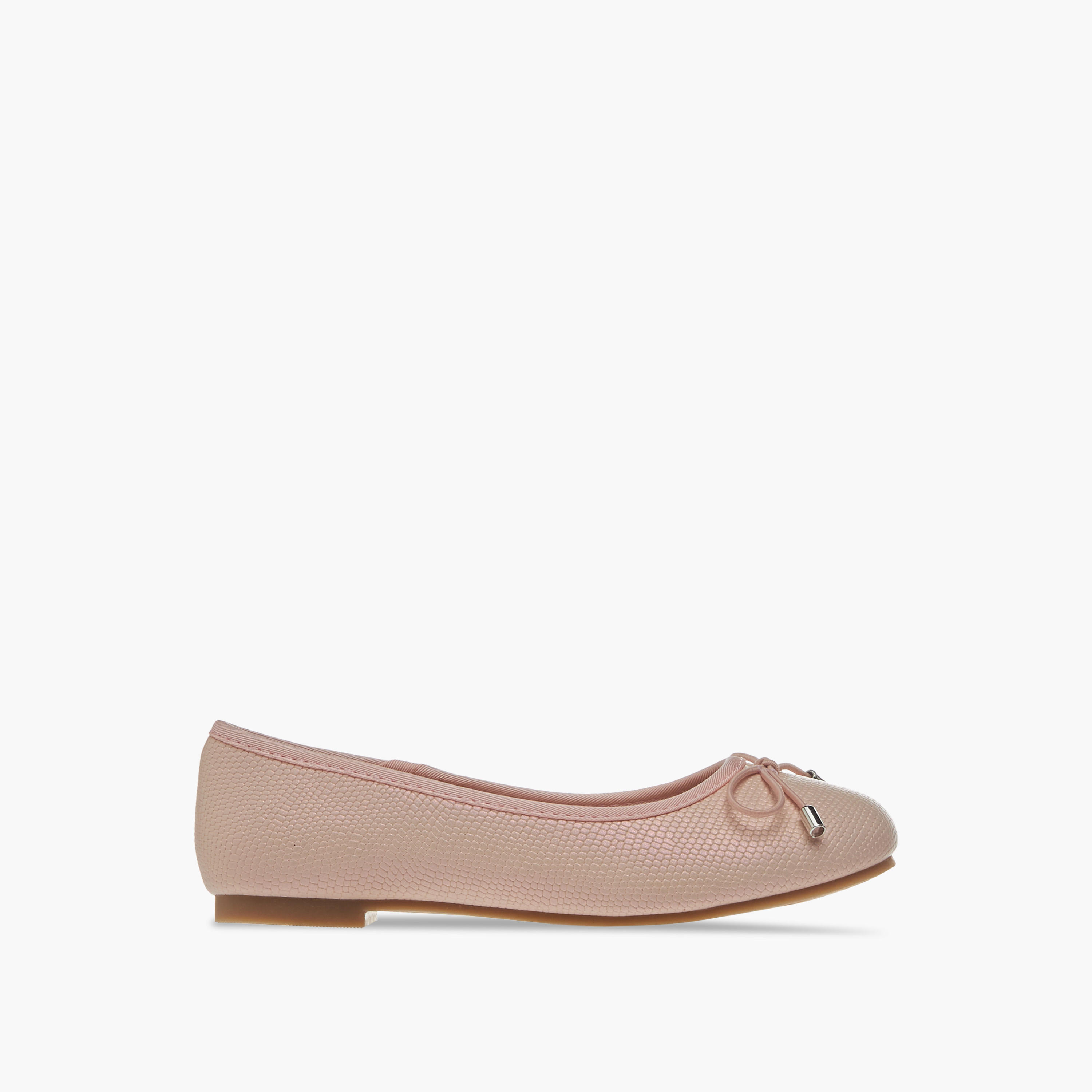 Little Missy Bow Accent Slip-On Ballerina Shoes-girls-shoes-ballerinas-image-3