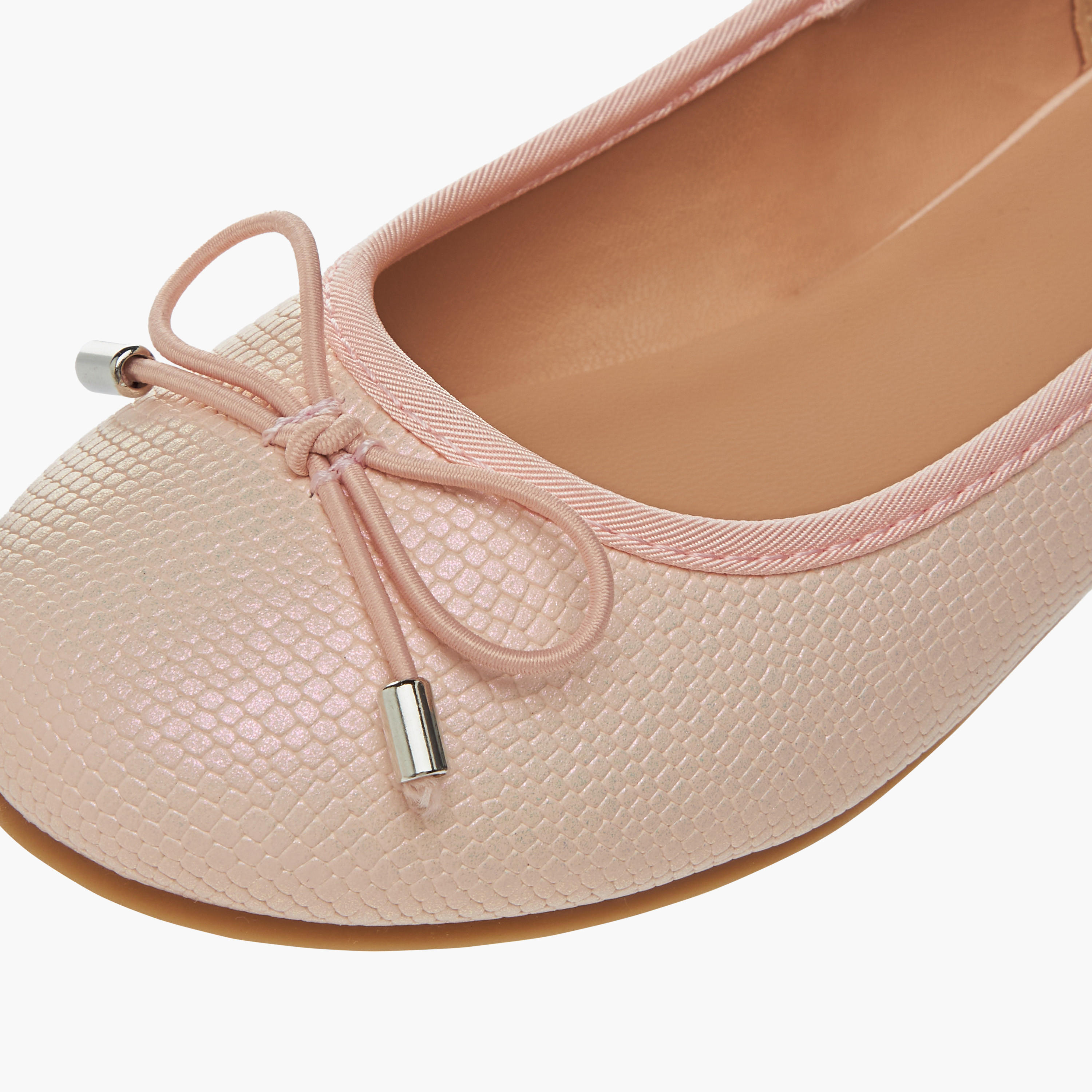 Little Missy Bow Accent Slip-On Ballerina Shoes-girls-shoes-ballerinas-image-6