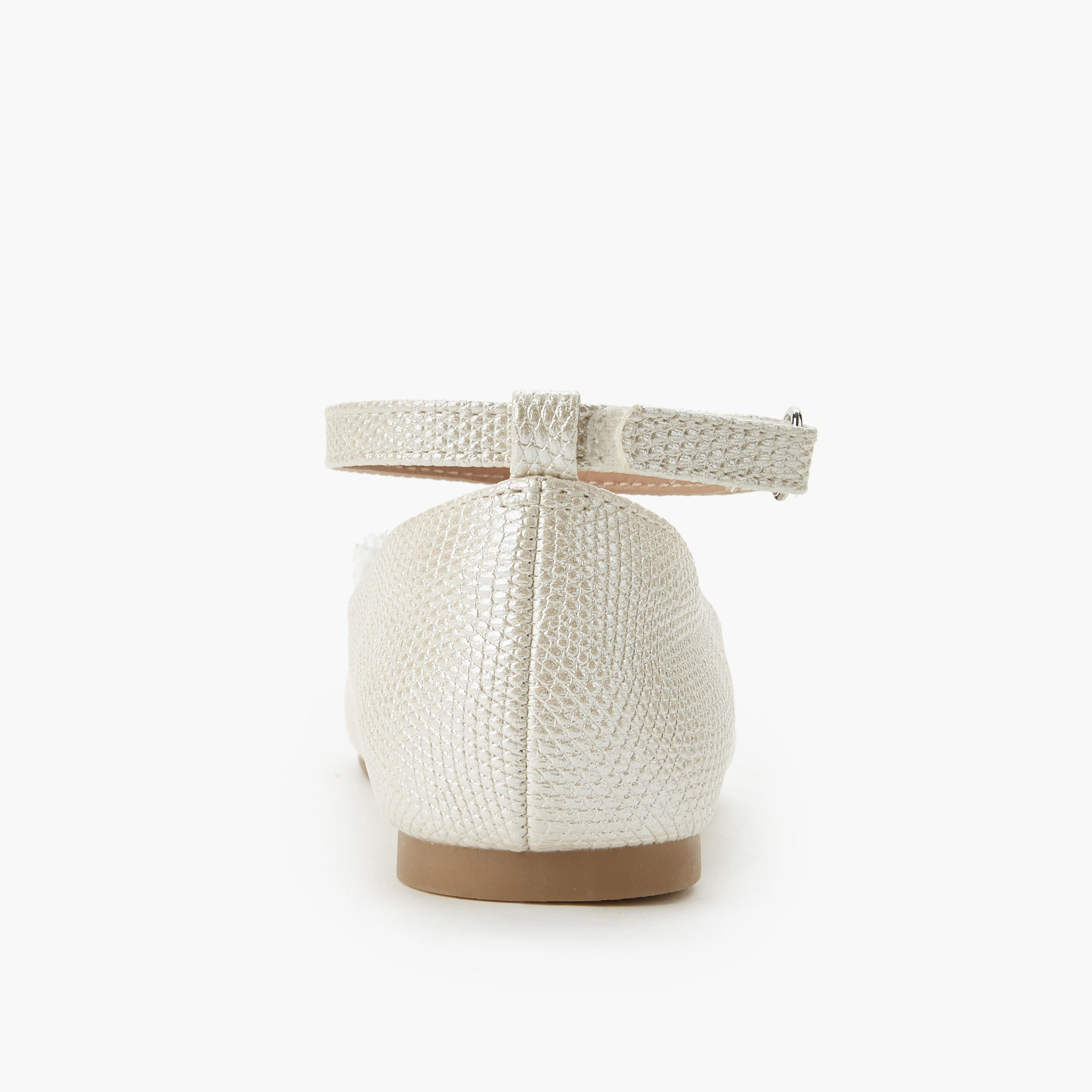 Celeste Girls Pearl Embellished Ballerina Shoes-girls-shoes-ballerinas-image-4