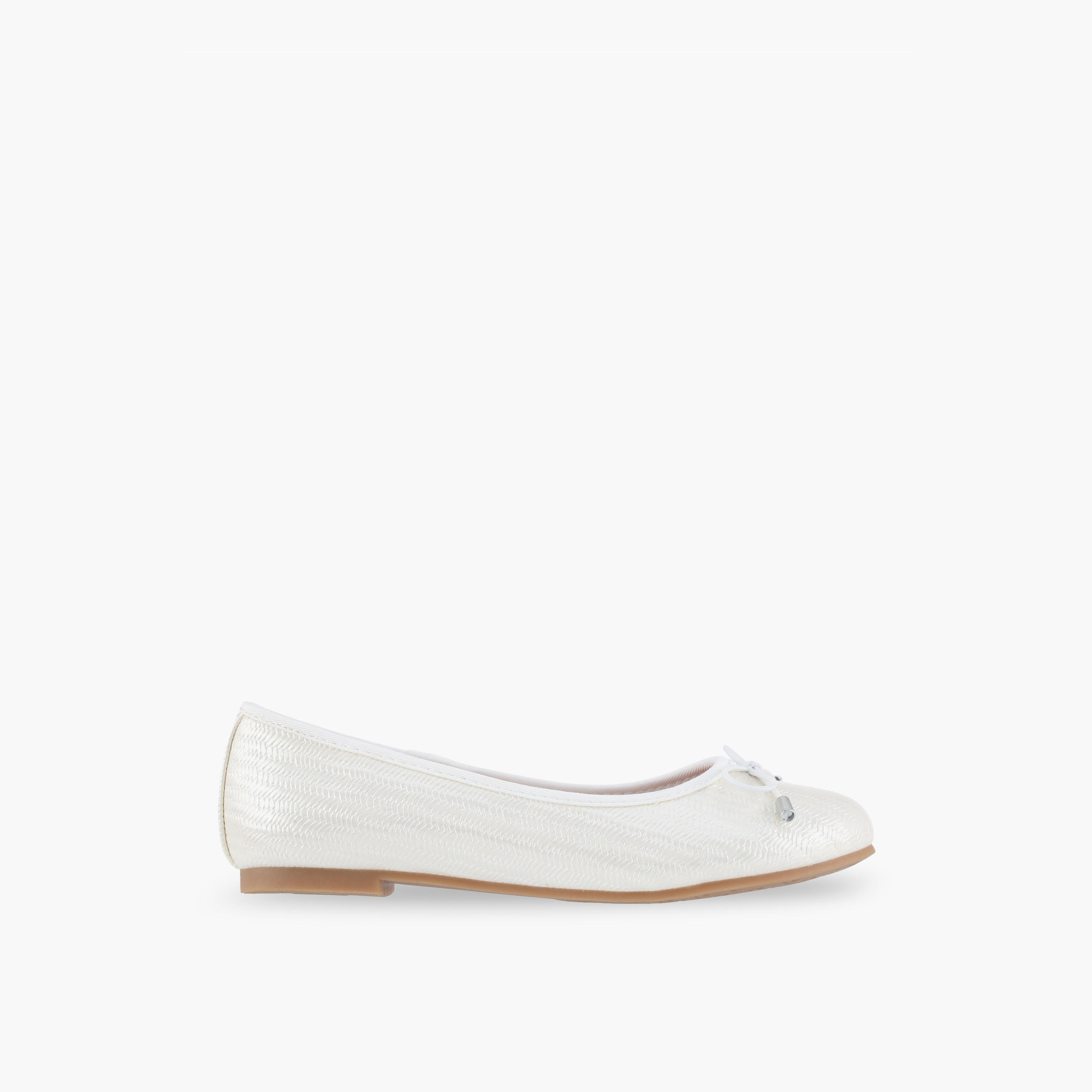 Little Missy Girls Textured Ballerina Shoes-girls-shoes-ballerinas-image-3