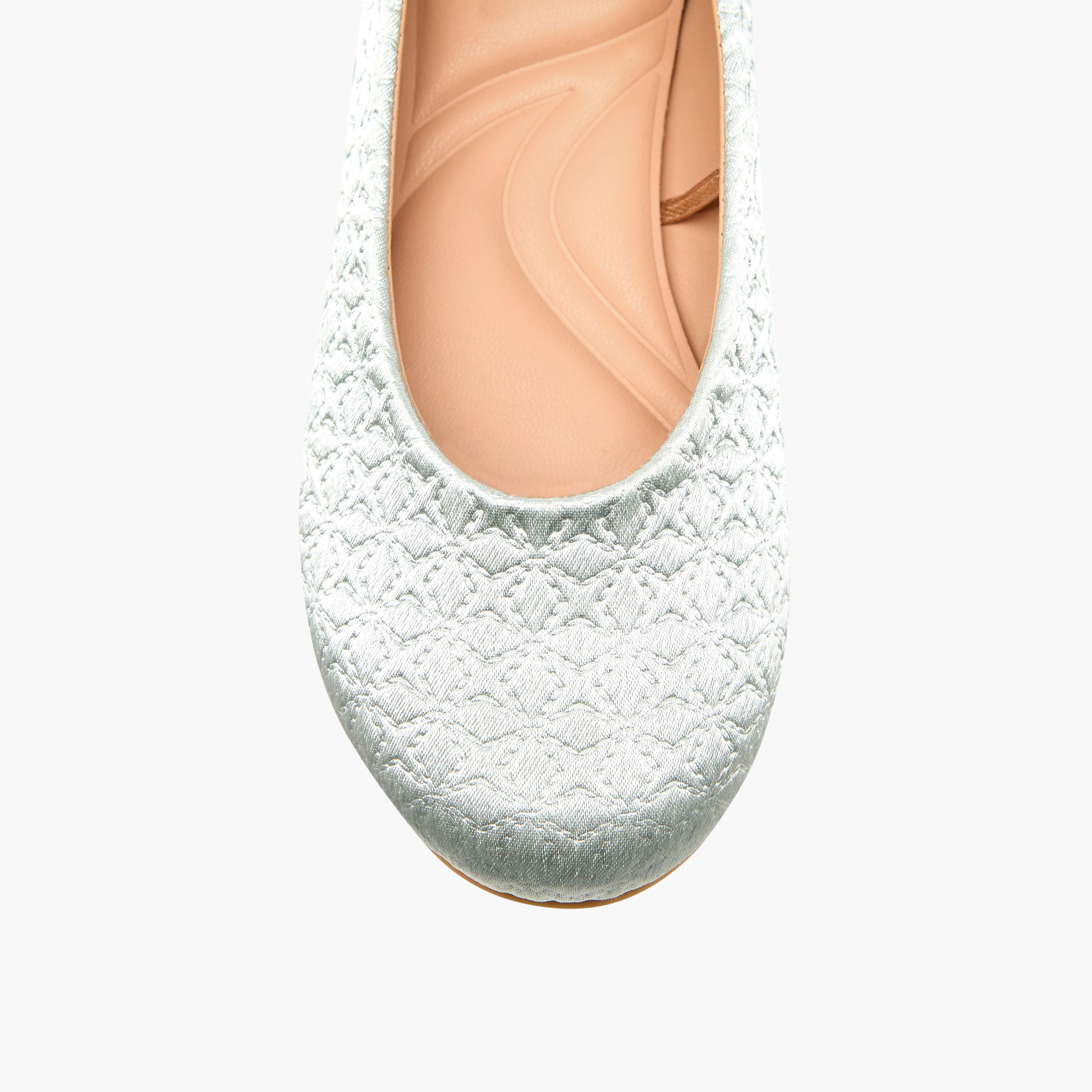 Little Missy Girls Quilted Ballerina Shoes-girls-shoes-ballerinas-image-4