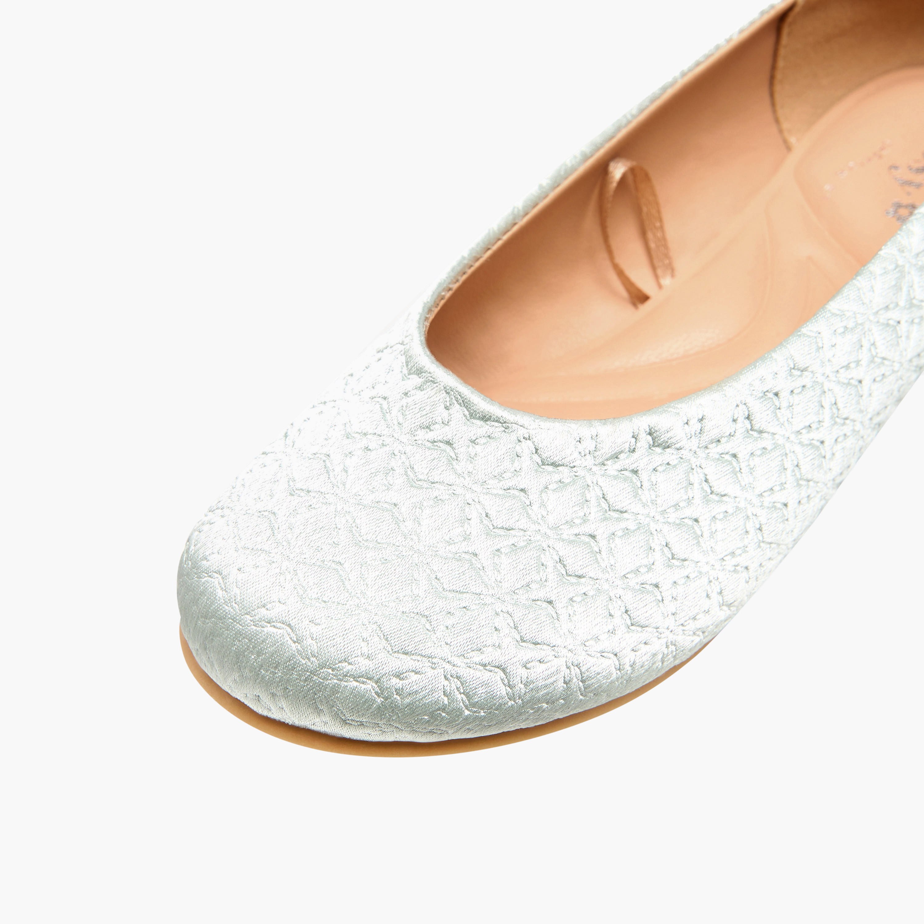 Little Missy Girls Quilted Ballerina Shoes-girls-shoes-ballerinas-image-6