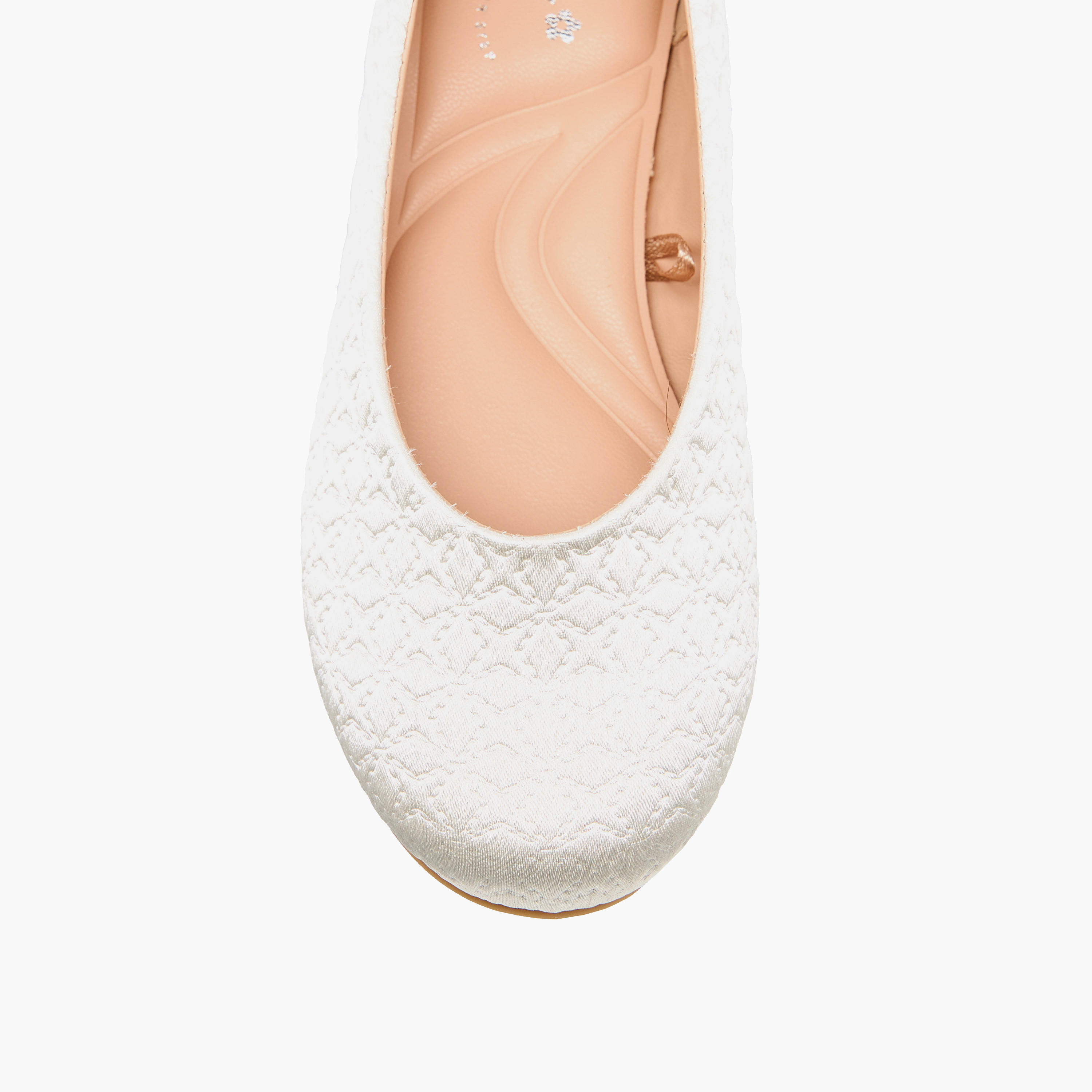 Little Missy Girls Quilted Ballerina Shoes-girls-shoes-ballerinas-image-4