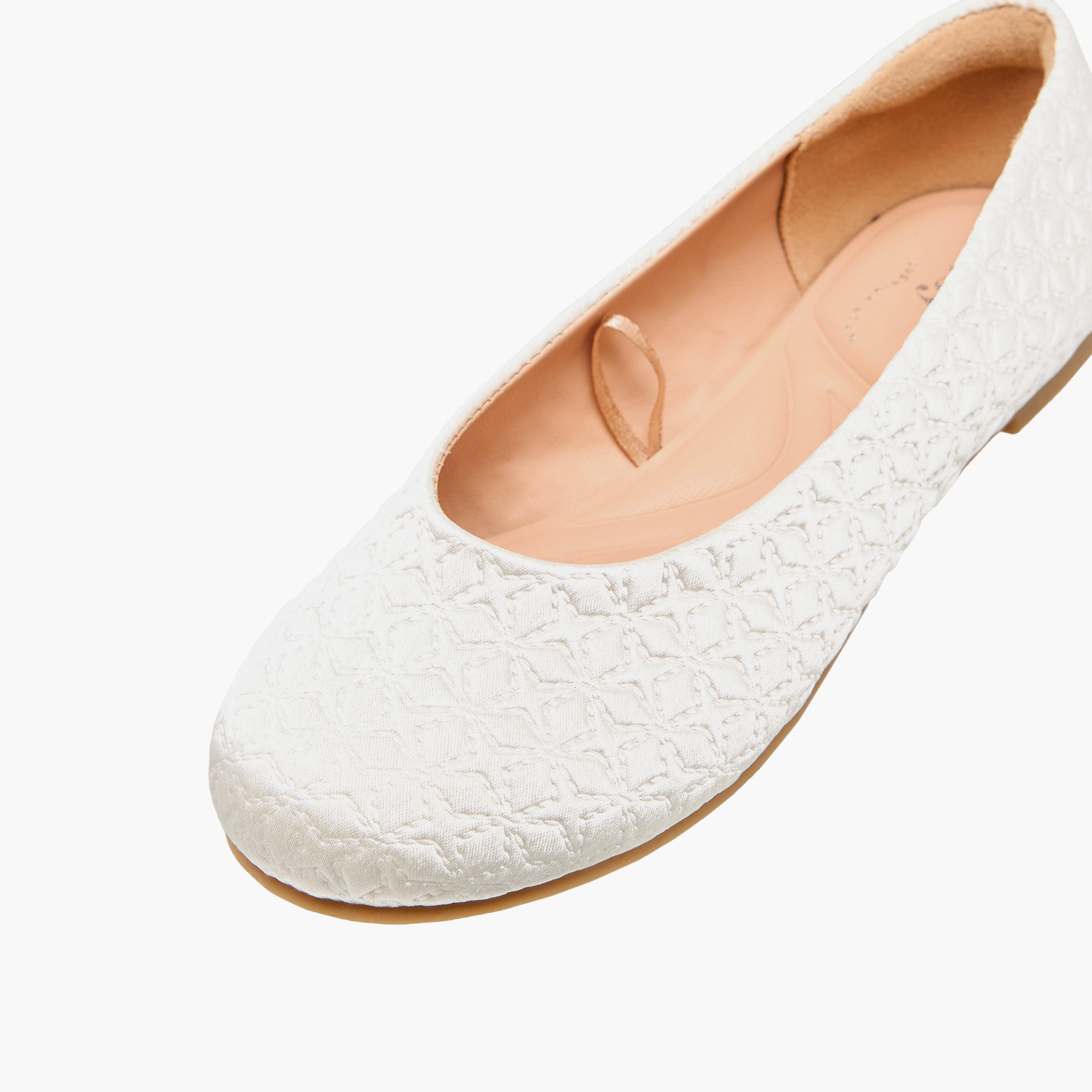 Little Missy Girls Quilted Ballerina Shoes-girls-shoes-ballerinas-image-6