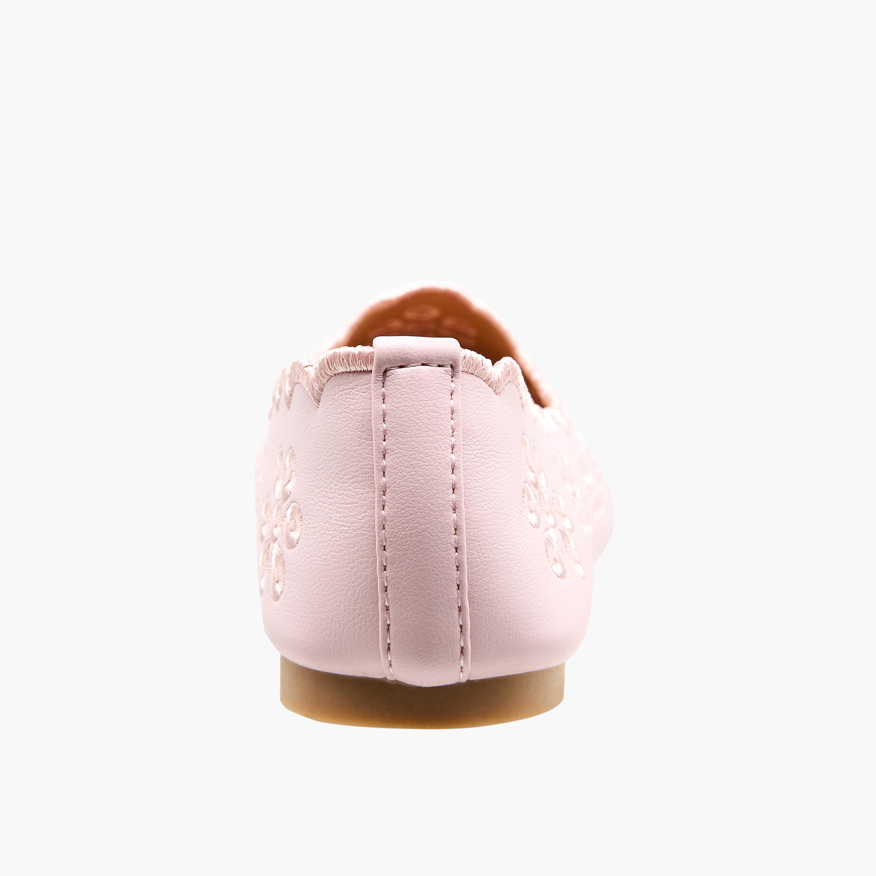 Little Missy Girls Embroidered Ballerina Shoes-girls-shoes-ballerinas-image-5