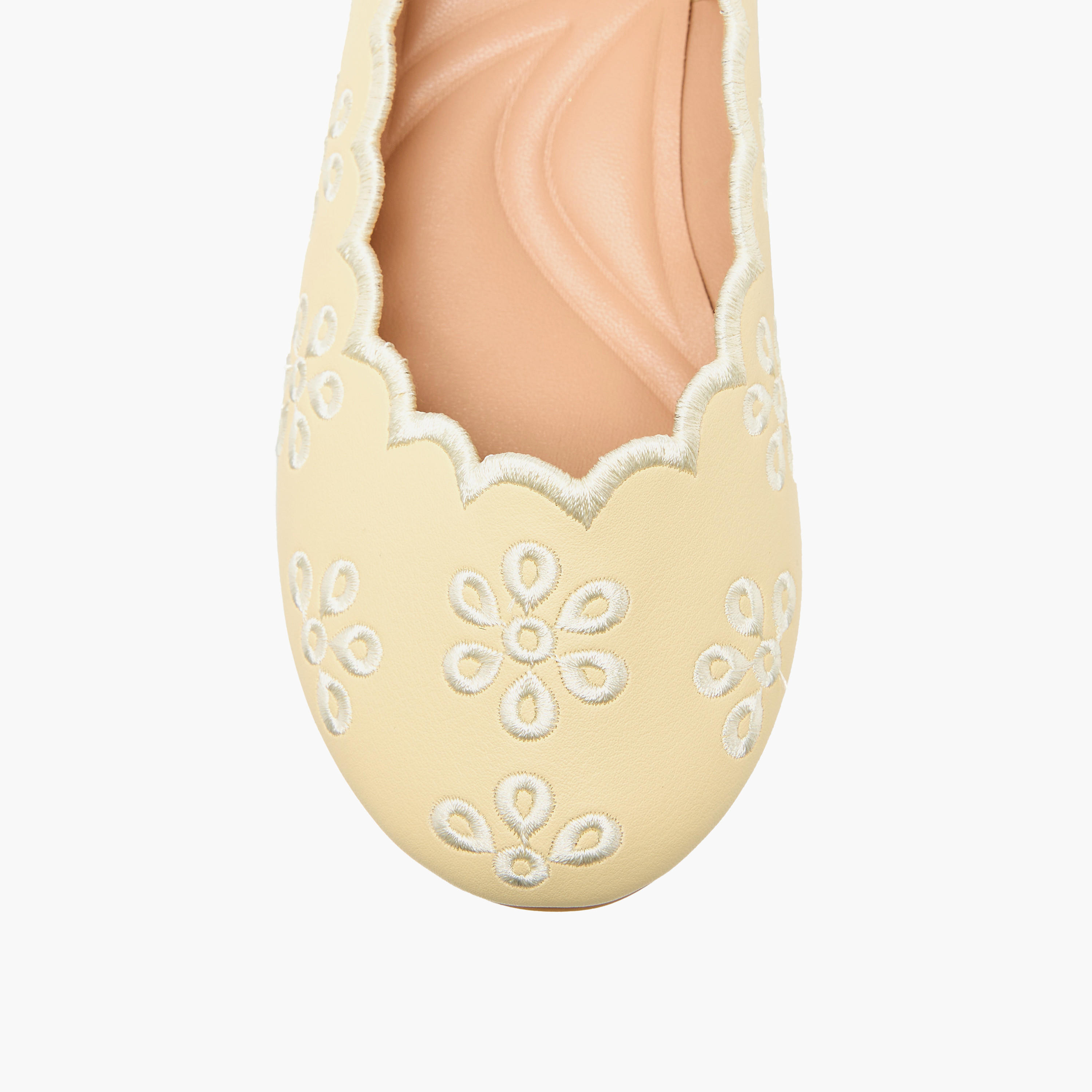 Little Missy Girls Embroidered Ballerina Shoes-girls-shoes-ballerinas-image-4