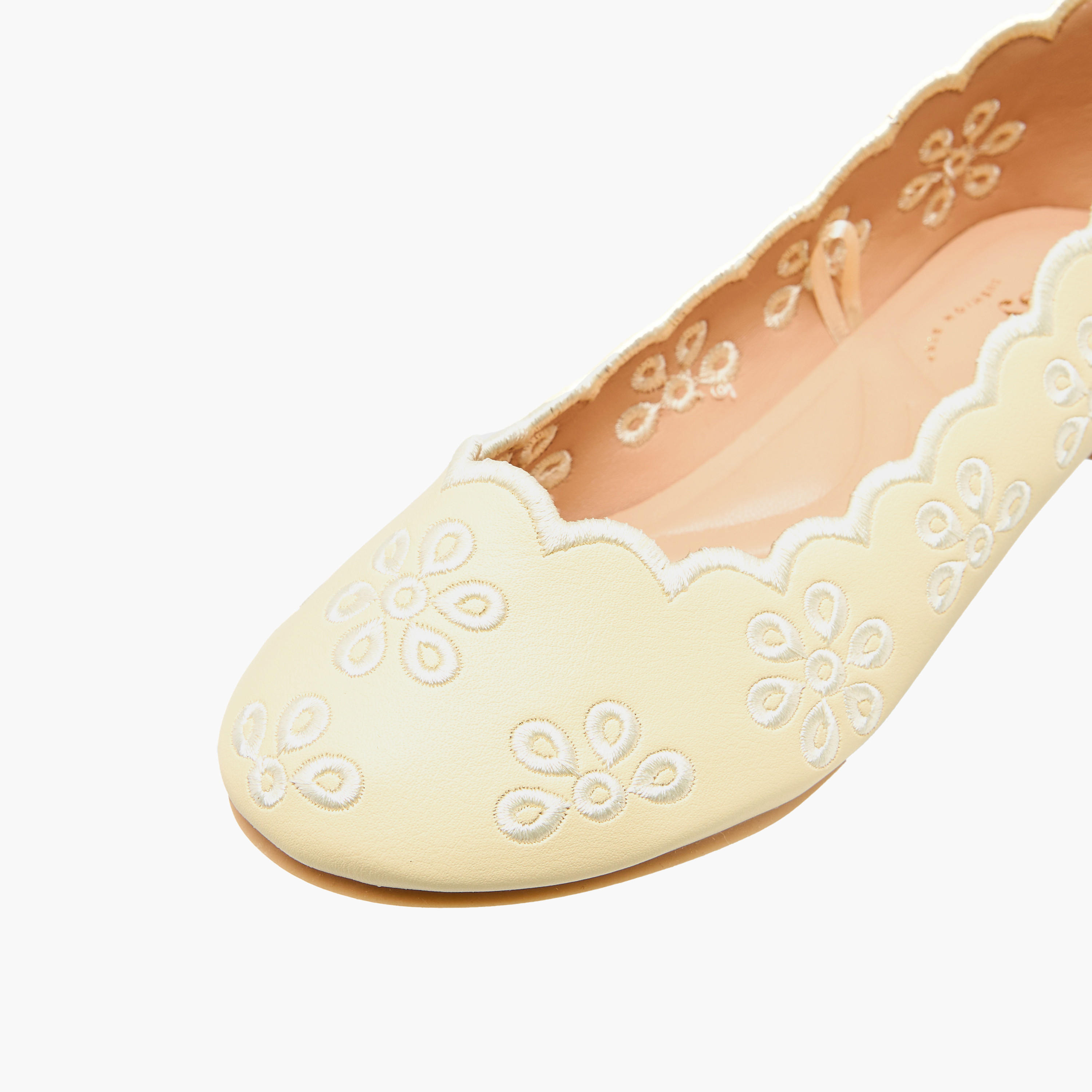 Little Missy Girls Embroidered Ballerina Shoes-girls-shoes-ballerinas-image-6