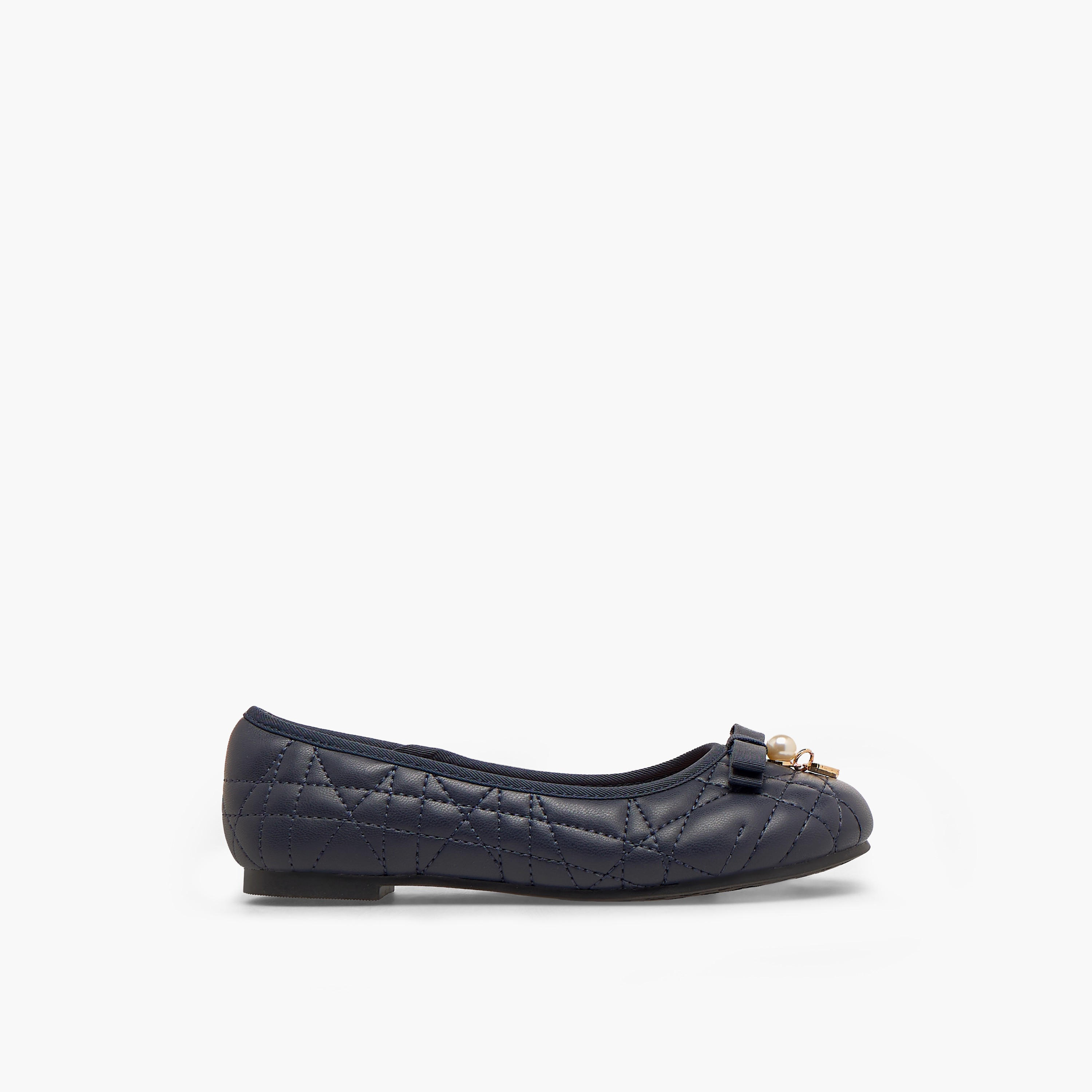 حذاء باليرينا بناتي مبطن بتصميم أنيق من ليتل ميسي-girls-shoes-ballerinas-image-3