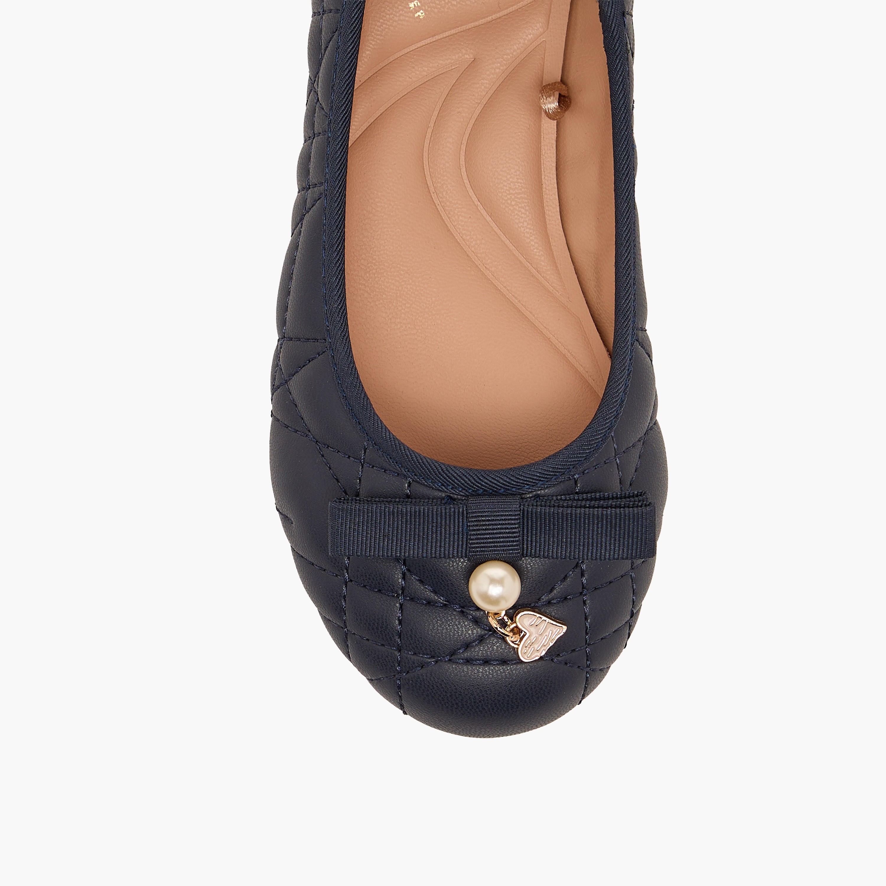 حذاء باليرينا بناتي مبطن بتصميم أنيق من ليتل ميسي-girls-shoes-ballerinas-image-7