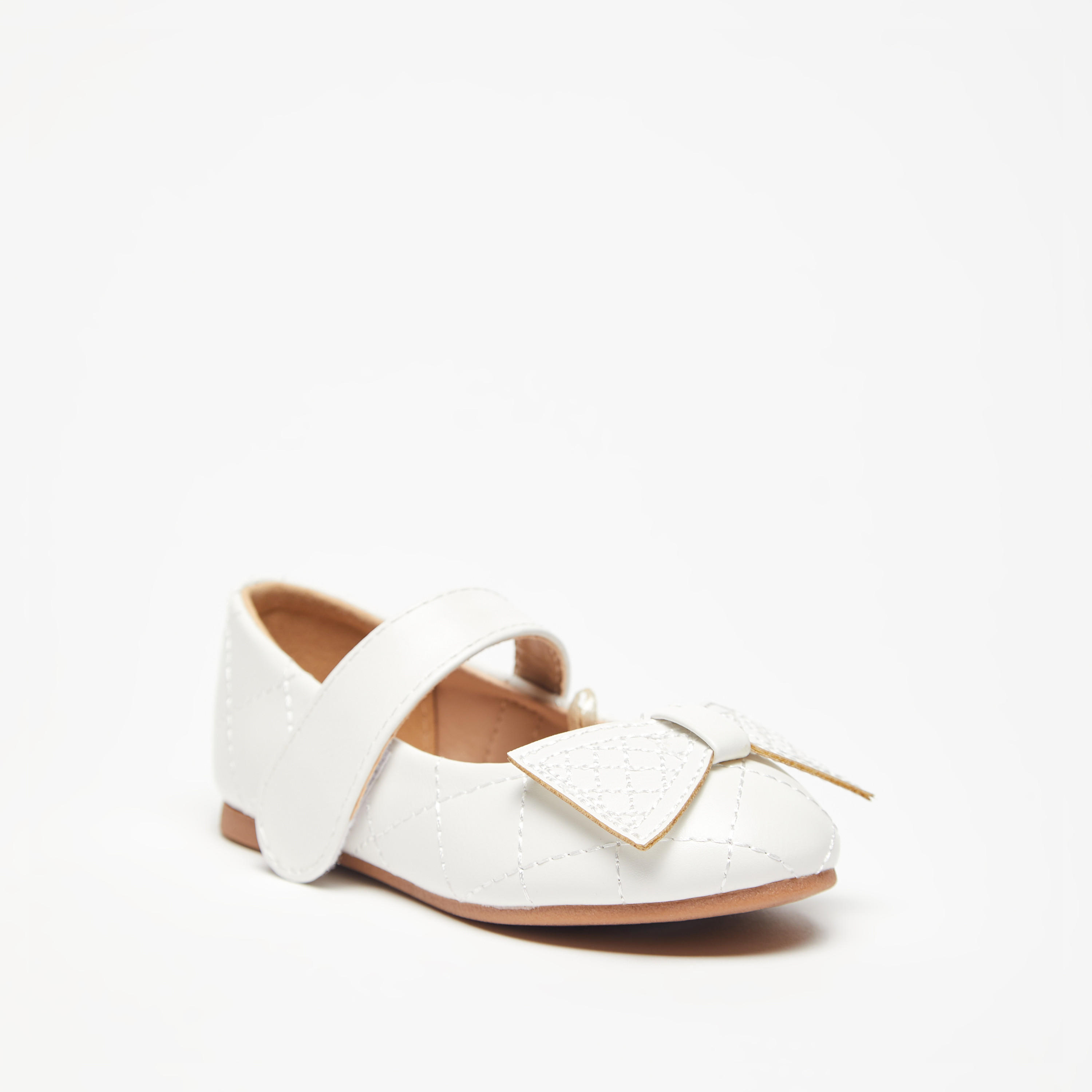 حذاء ماري جين مزيّن بفيونكة بشريط إغلاق لاصق-girls-shoes-loafers-image-1