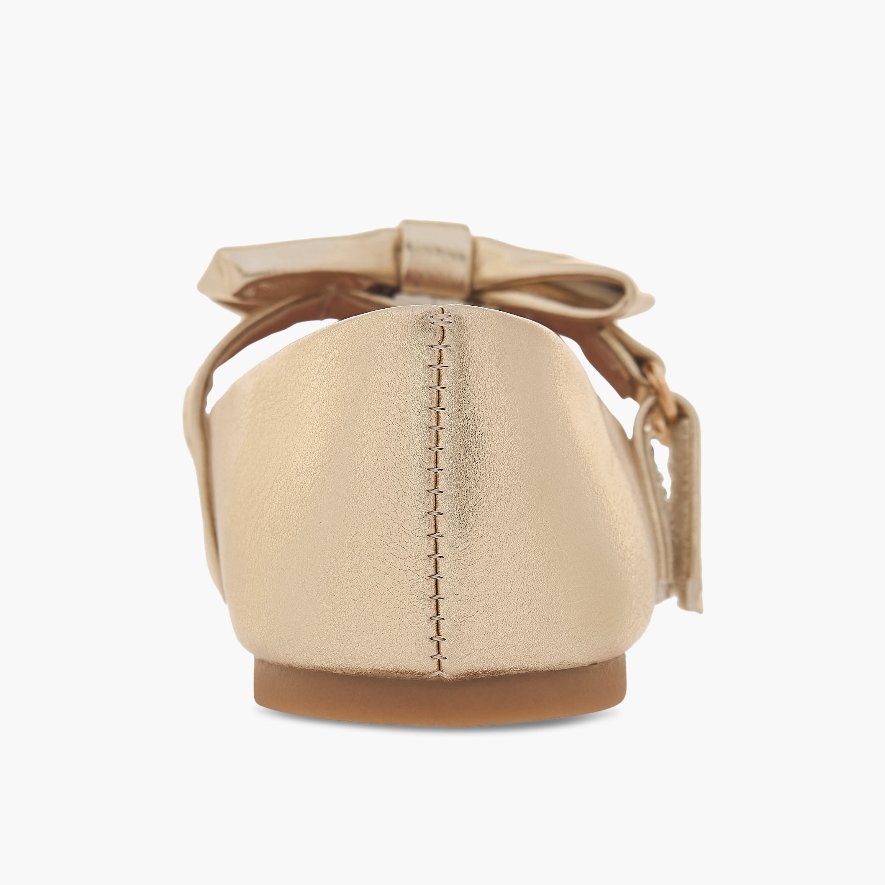 Flora Bella Bow Accented Mary Jane Shoes with Hook and Loop Closure-girls-shoes-maryjanes-image-4