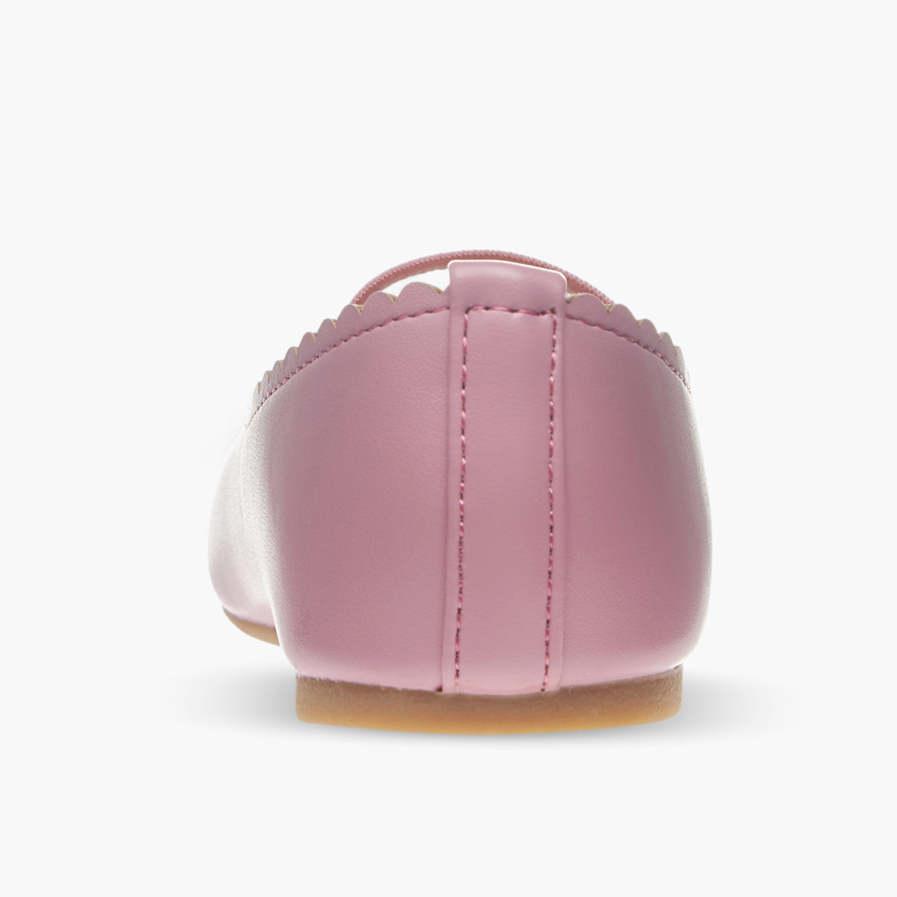 Flora Bella Butterfly Applique Ballerina Shoes with Elasticated Strap-girls-shoes-ballerinas-image-5