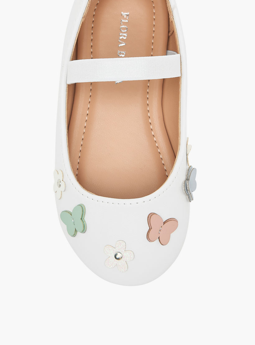 Flora Bella Ballerina Shoes with Elastic and Butterfly Details-girls-shoes-ballerinas-image-4