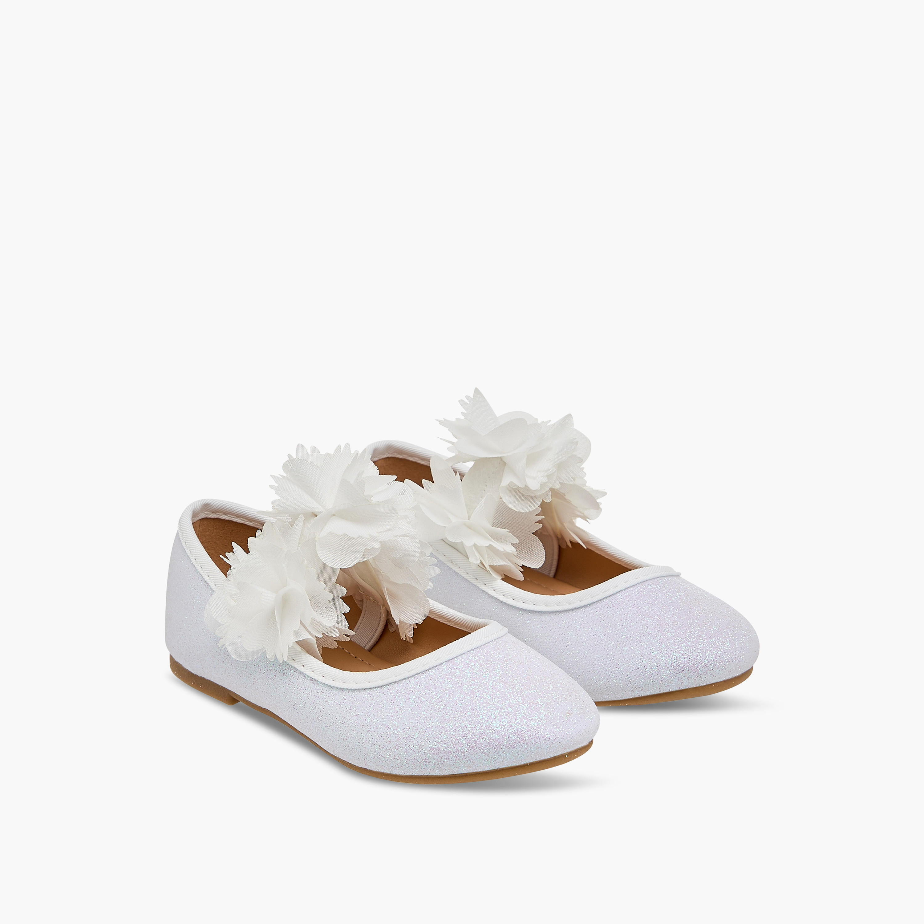 حذاء باليرينا مزين بحزام مطاطي من فلورا بيلا-girls-shoes-maryjanes-image-1
