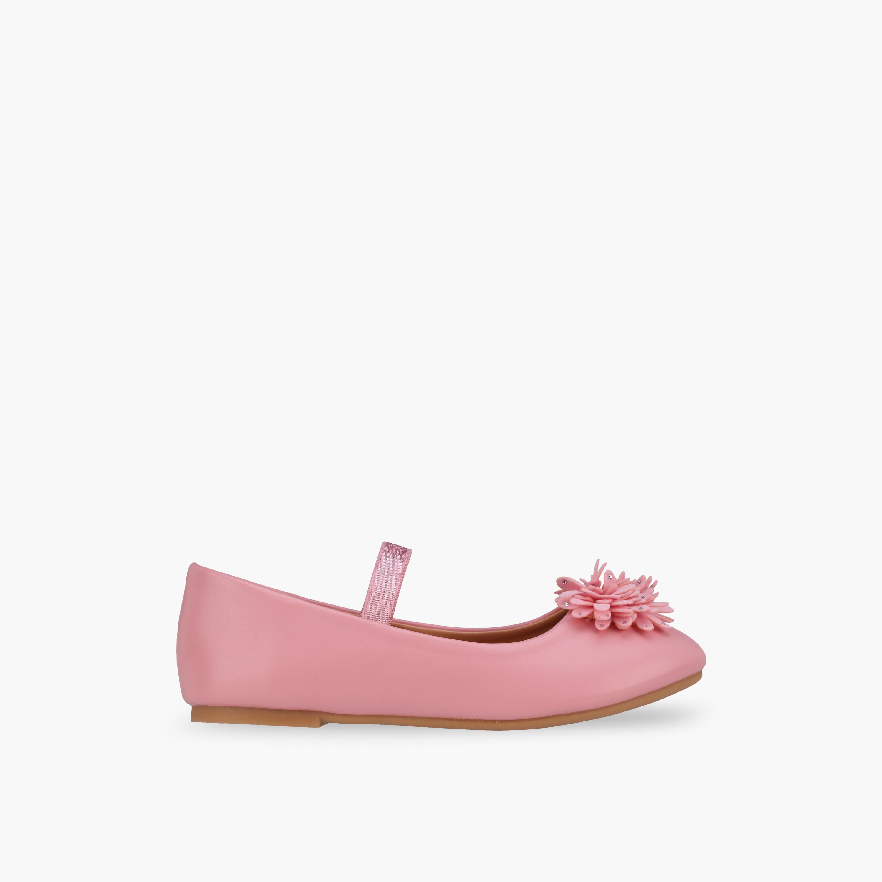 حذاء باليرينا بتزيينات زهرية للبنات من فلورا بيلا-girls-shoes-ballerinas-image-3