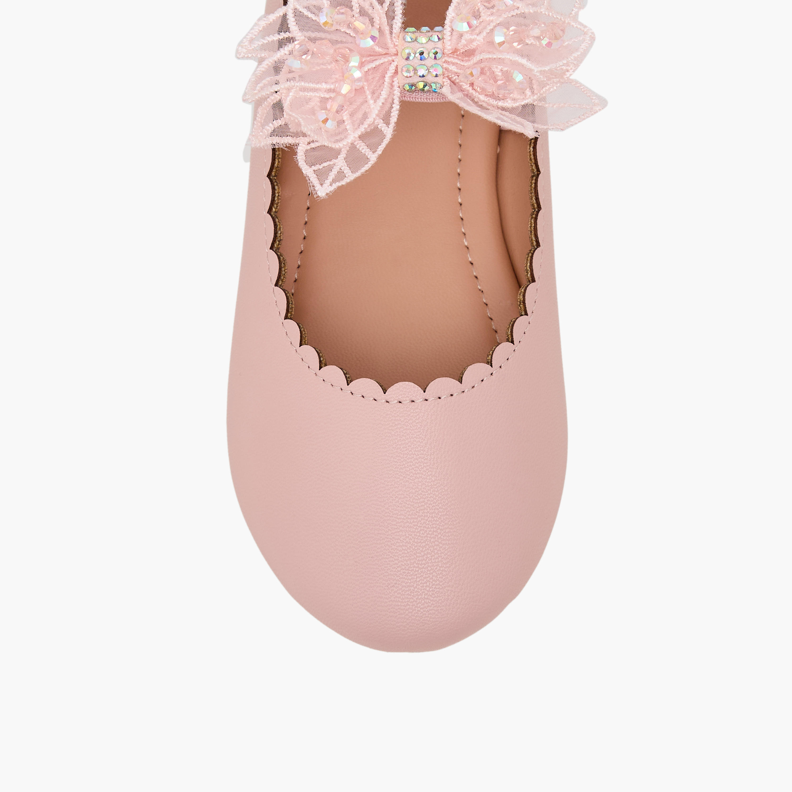 Flora Bella Girls Flower Embellished Ballerina Shoes-girls-shoes-ballerinas-image-4