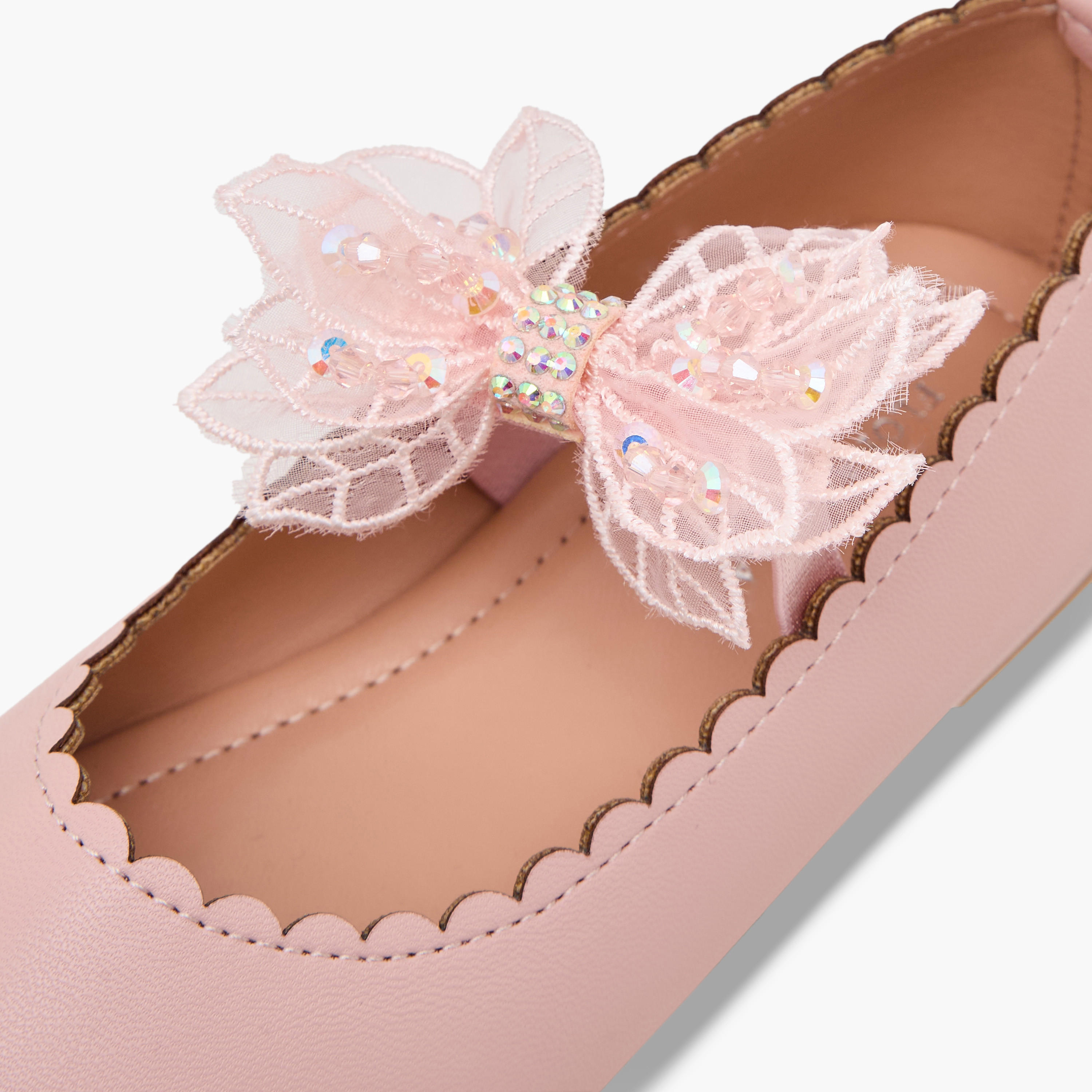 Flora Bella Girls Flower Embellished Ballerina Shoes-girls-shoes-ballerinas-image-6