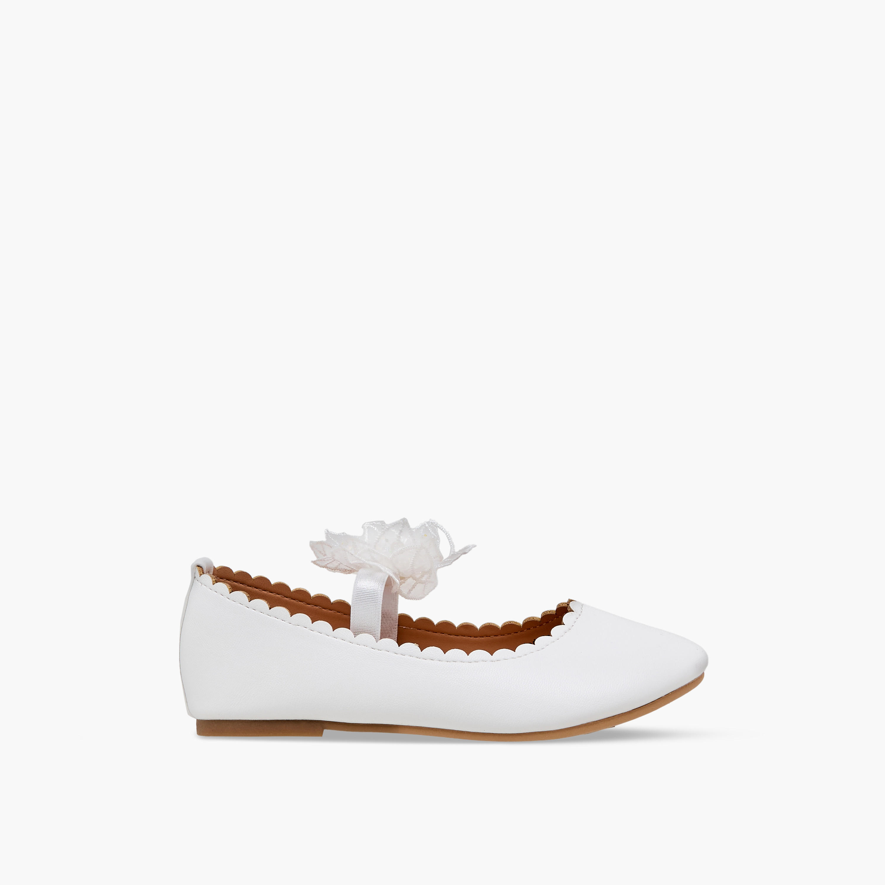 Flora Bella Girls Flower Embellished Ballerina Shoes-girls-shoes-ballerinas-image-3