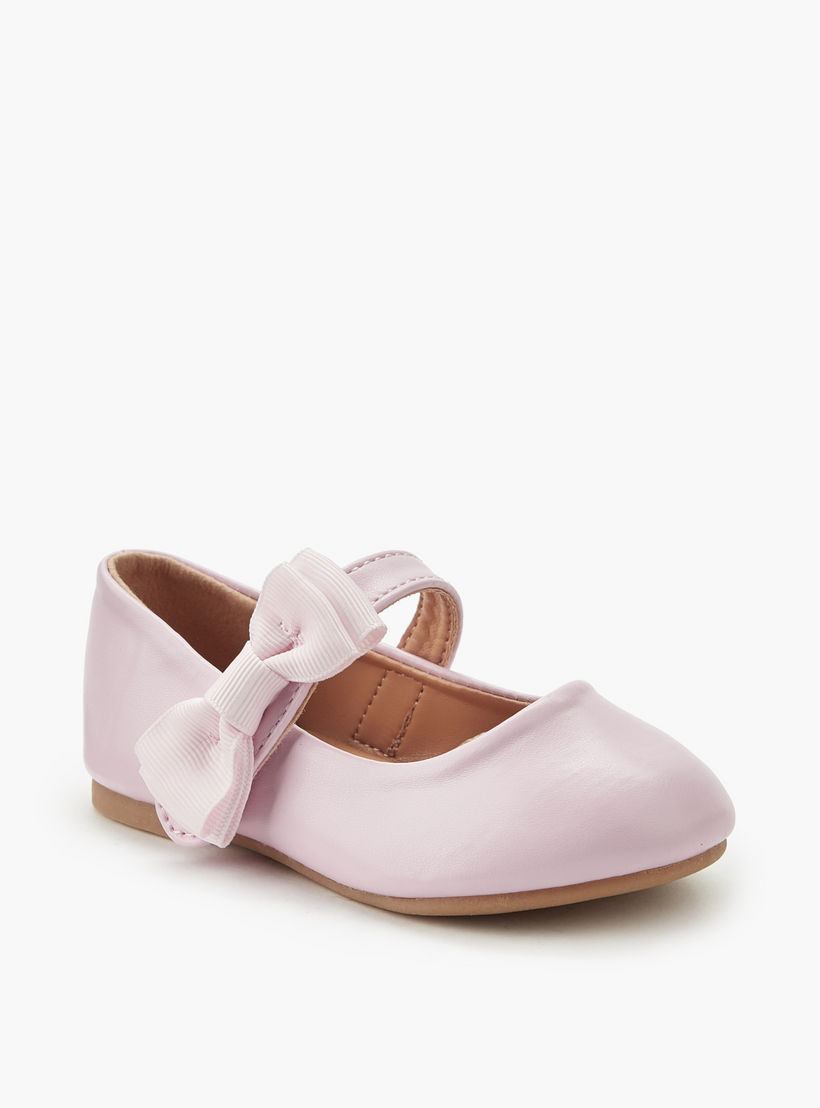 Flora Bella Girls Bow Detail Ballerina Shoes-girls-shoes-maryjanes-image-3