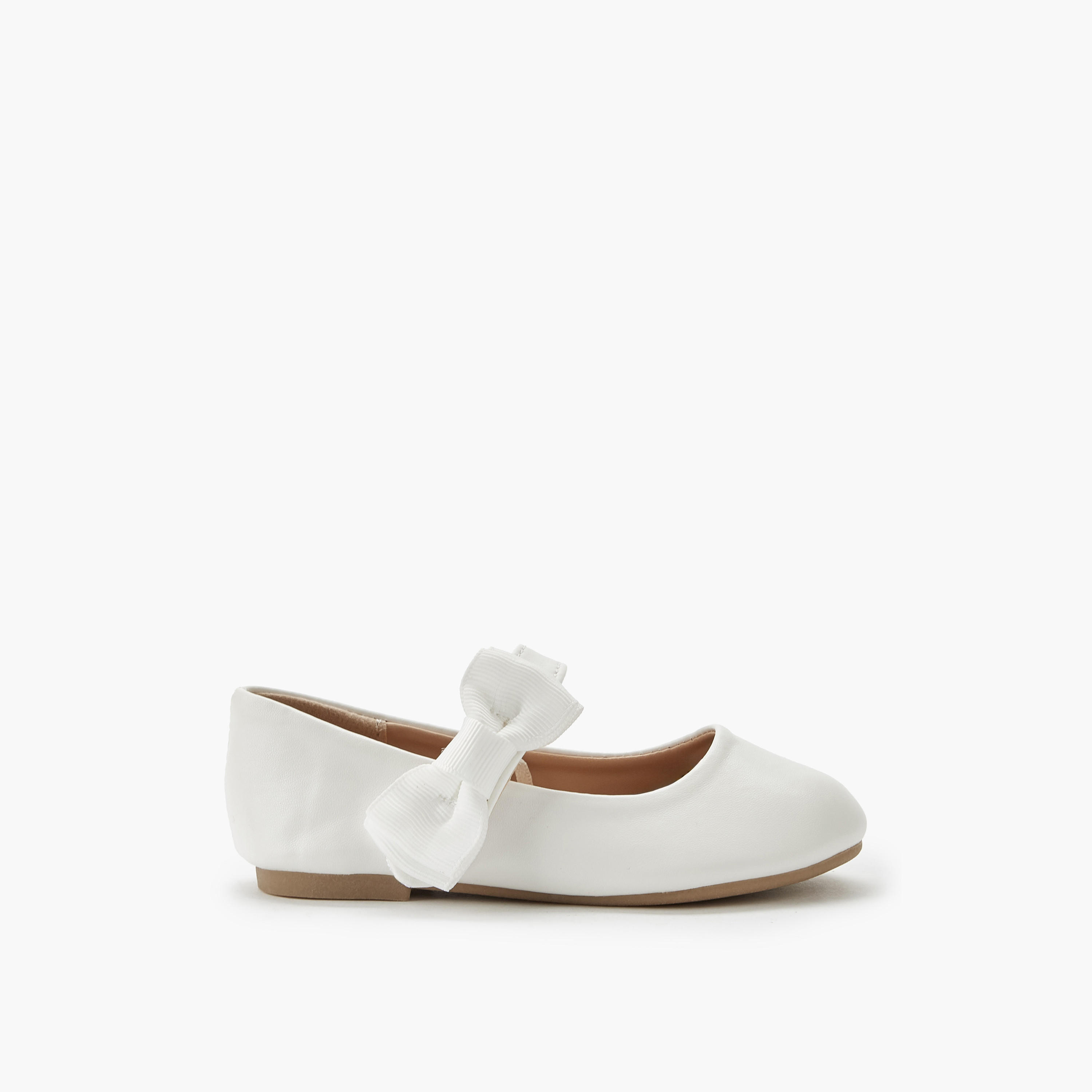 حذاء باليرينا بفيونكة للبنات من فلورا بيلا-girls-shoes-maryjanes-image-2