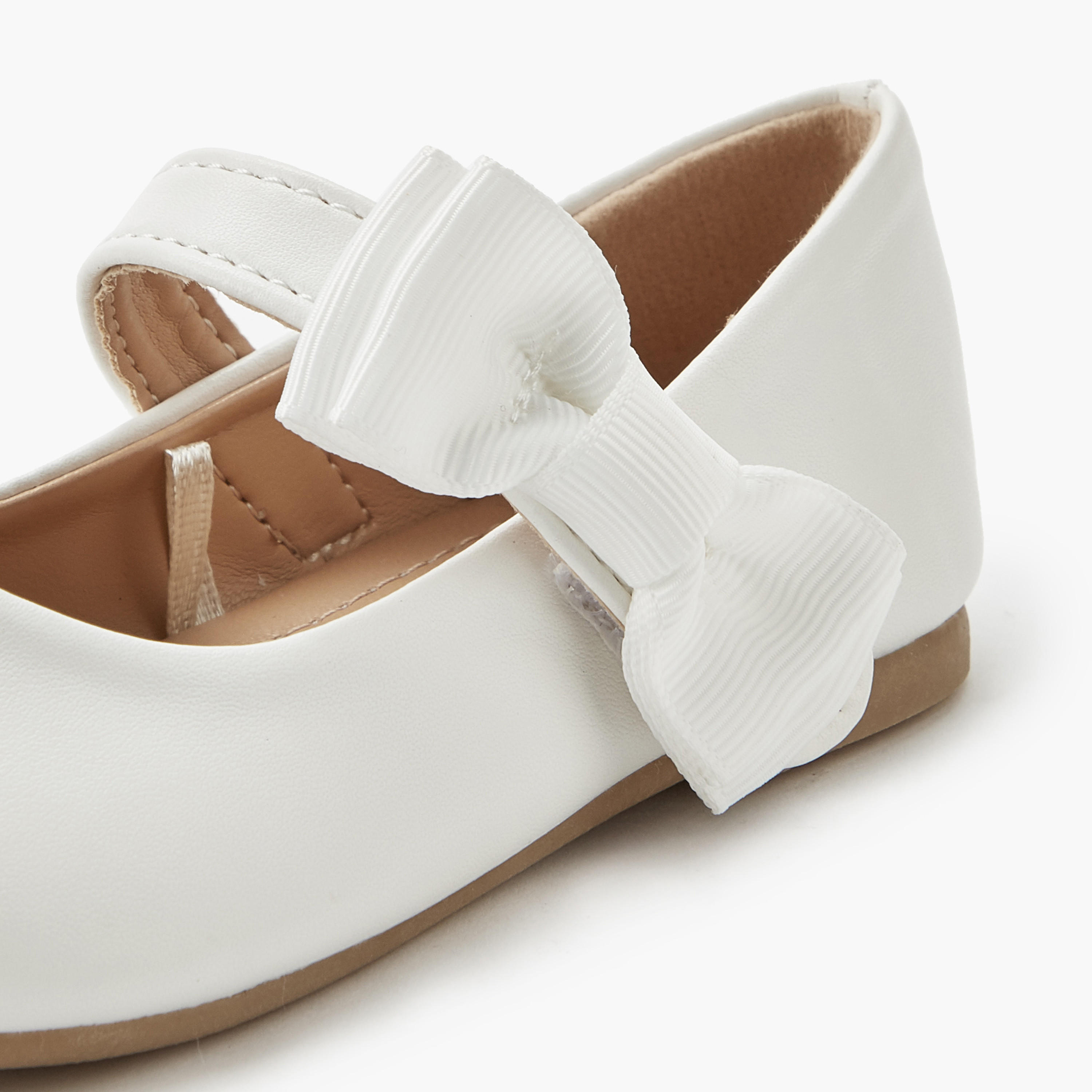 حذاء باليرينا بفيونكة للبنات من فلورا بيلا-girls-shoes-maryjanes-image-4
