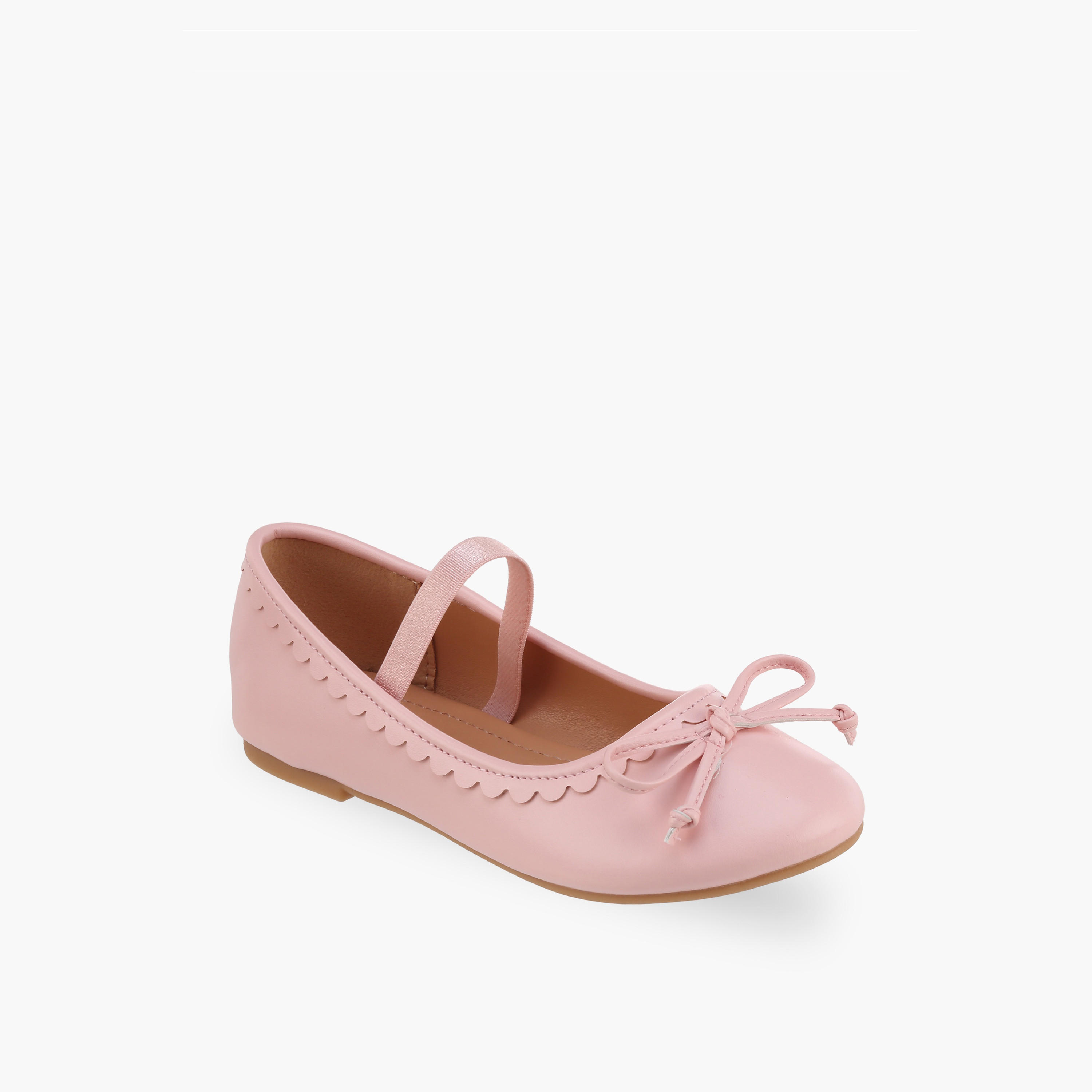 Flora Bella Girls Scallop Detail Ballerina Shoes-girls-shoes-ballerinas-image-2