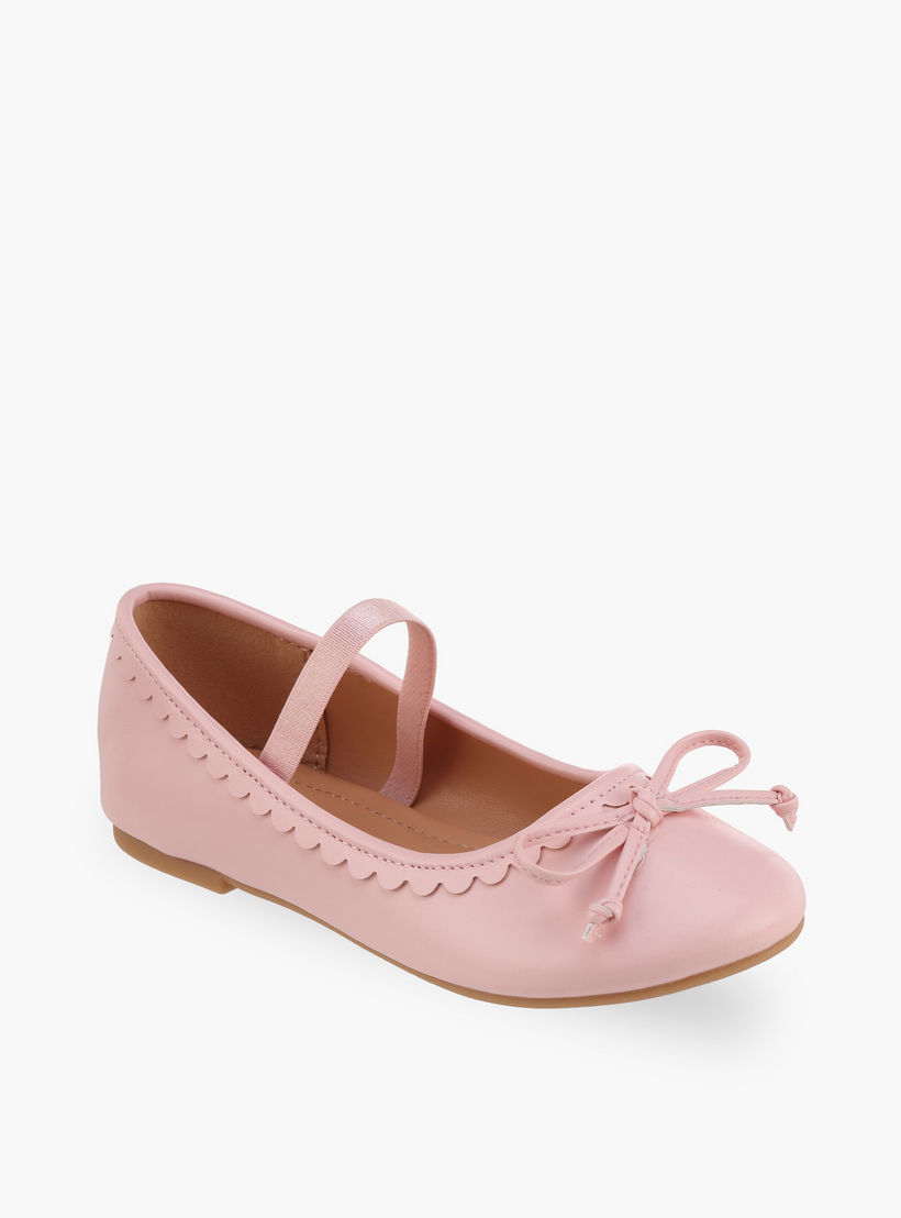 Flora Bella Girls Scallop Detail Ballerina Shoes-girls-shoes-ballerinas-image-2