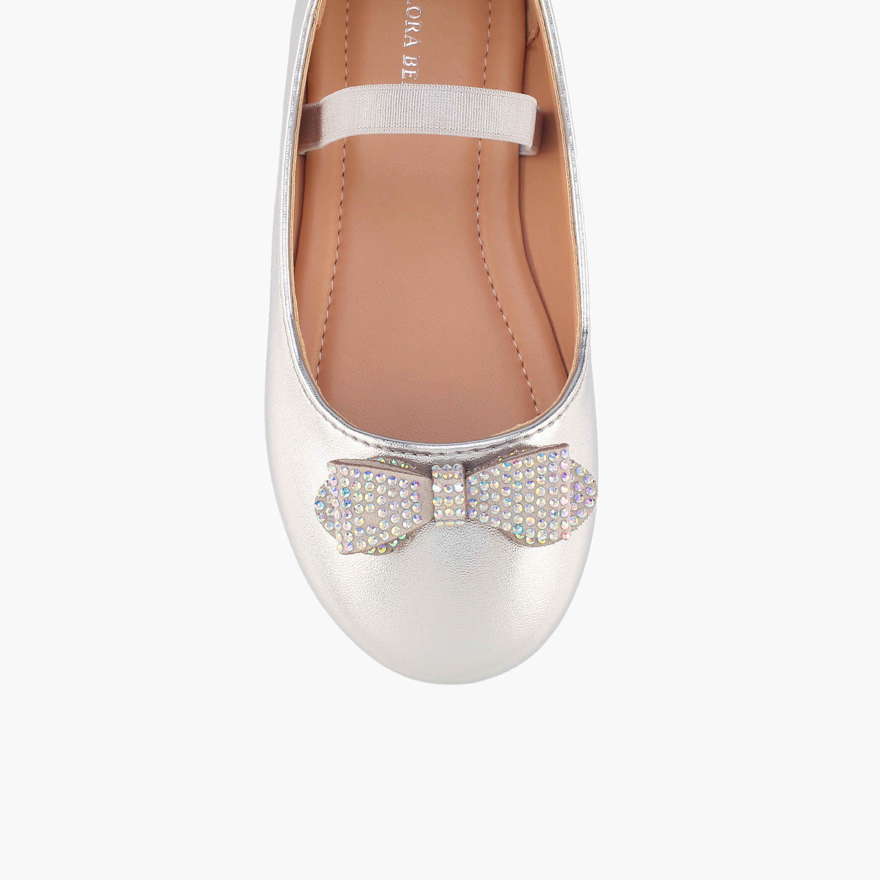 Flora Bella Girls Embellished Bow Accent Ballerina Shoes-girls-shoes-ballerinas-image-4